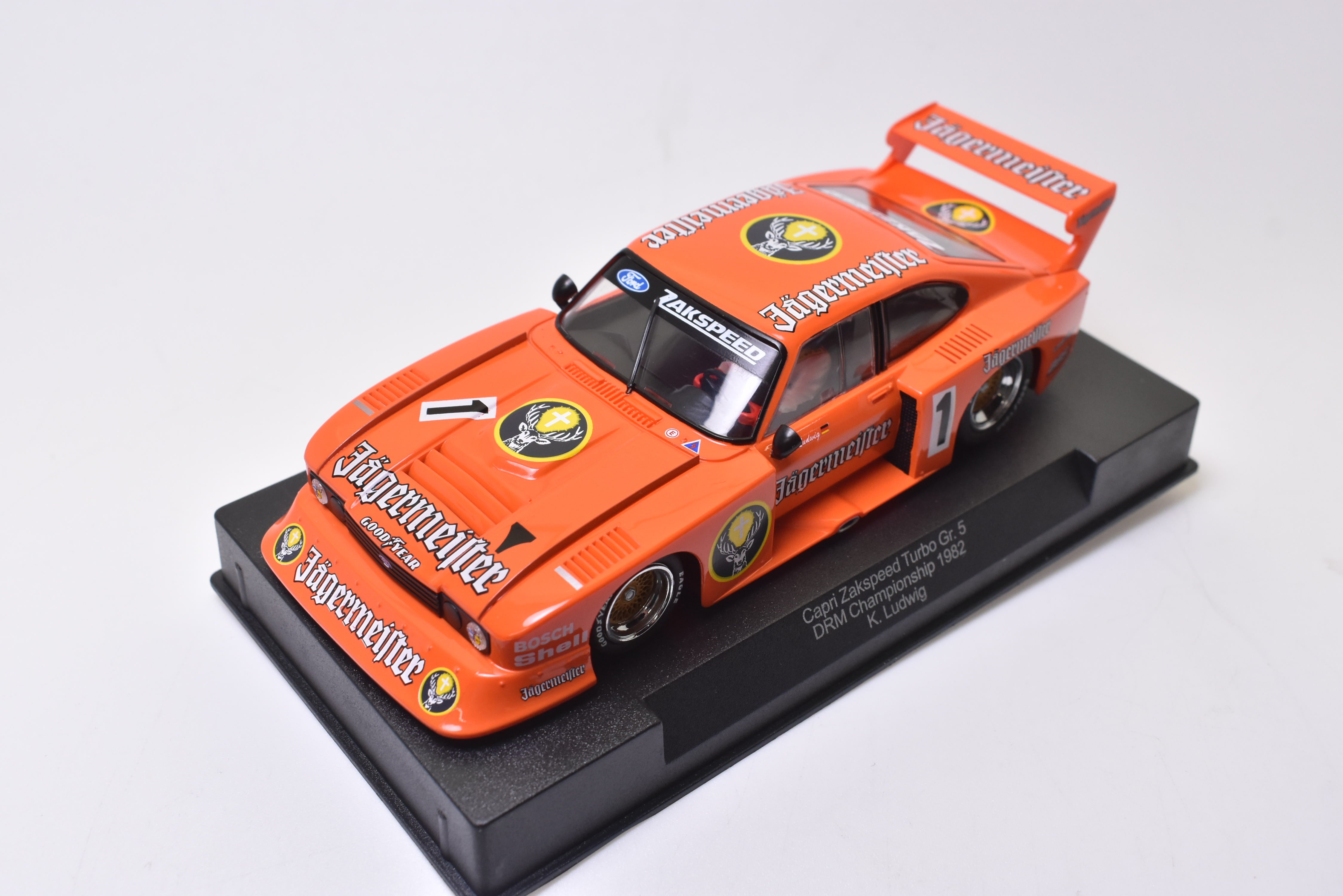 Thrilling Jaegermeister Capri Zakspeed Gr.5 DRM 1982 1:32 Slot Car - SW29 Sideways