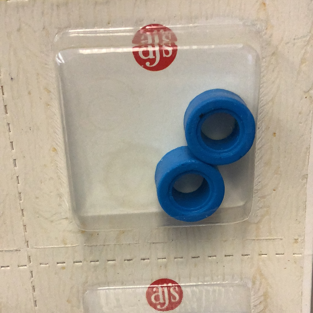 AJ'S 021 Day-Glo Blue Gum Drops Silicone Tires - A Must-Have!