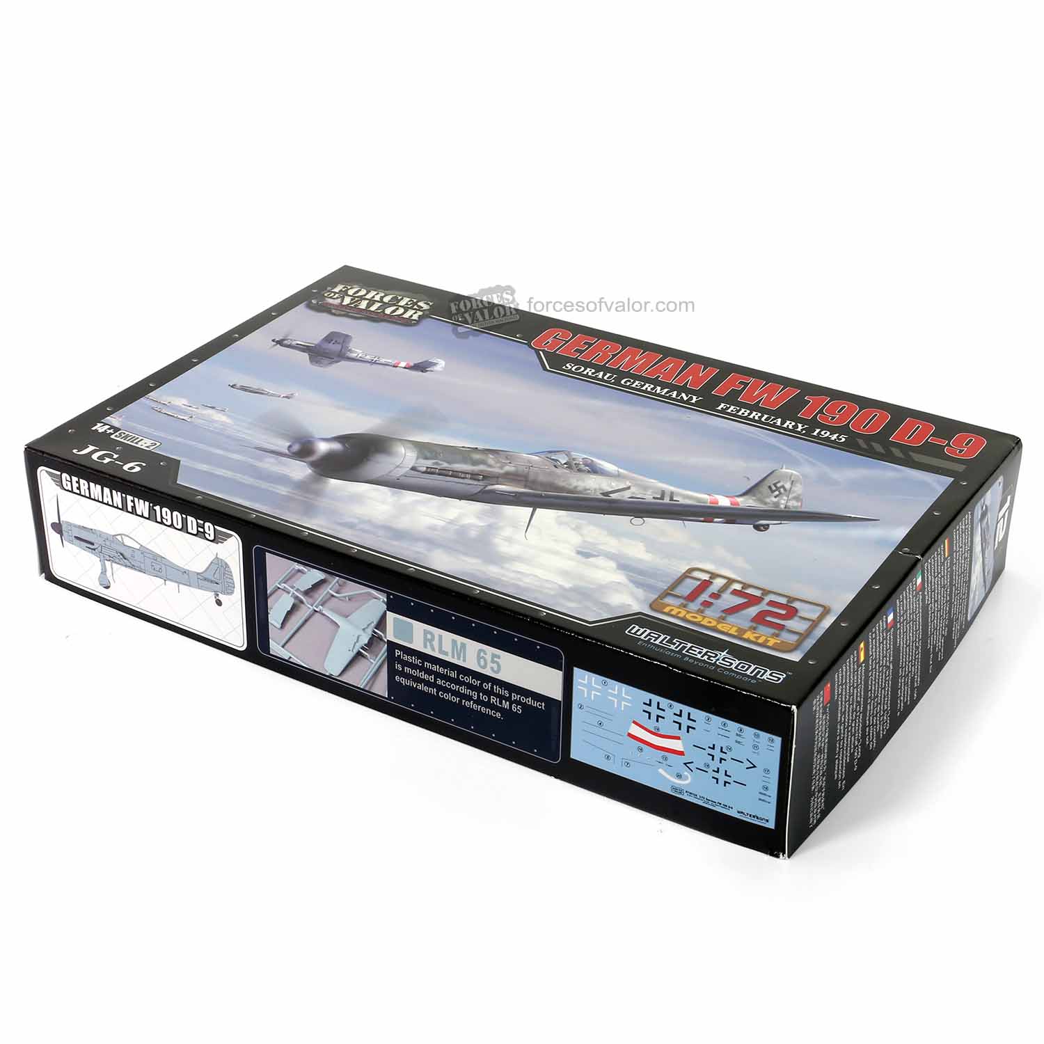 Get Your Hands on the Stunning German FW 190 D-9 1:72 Model Kit by Waltersons - 873012A!