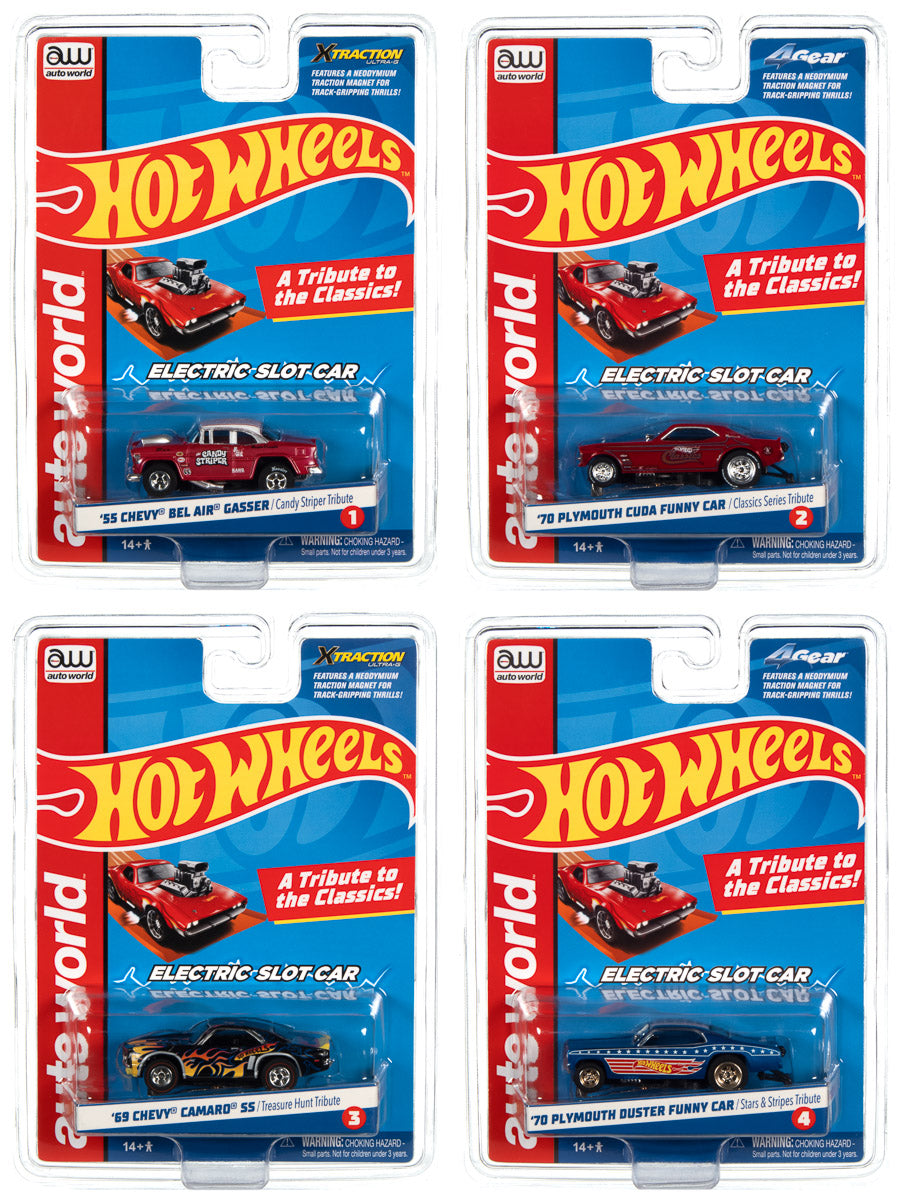 Hot Wheels Tribute 4 Gear X-traction Release 1 - Exclusive Auto World Collection