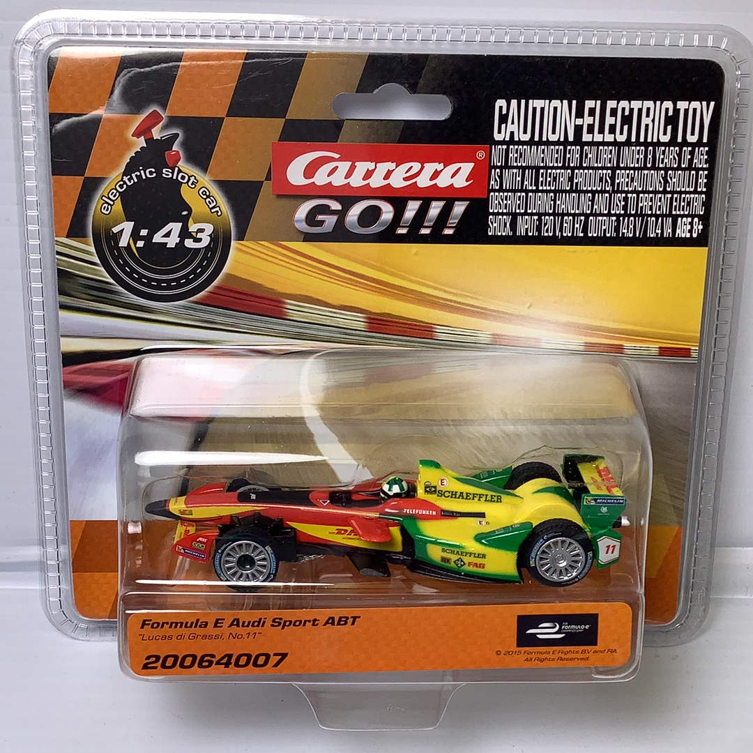 Thrilling Formula E Audi Sport ABT Carrera Go Slot Car - 20064007