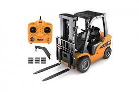 Huina 1577 1:10 Scale 8-Channel Metal Remote-Controlled Alloy Forklift & Crane Toy Model | HUN11577 | IMEX