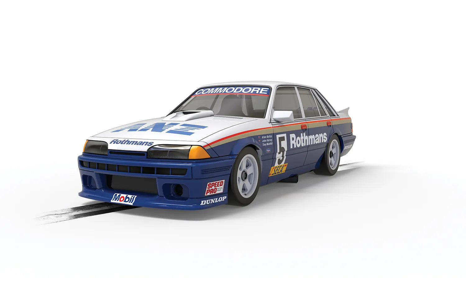 Get Your Hands on the 1987 Spa 24hs Holden VL Commodore Driven by Moffat + Harvey - Scalextric C4433!