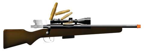 Parris Toys 270 Bolt Action Toy Rifle - 25C: An Action-Packed Outdoor Adventure!