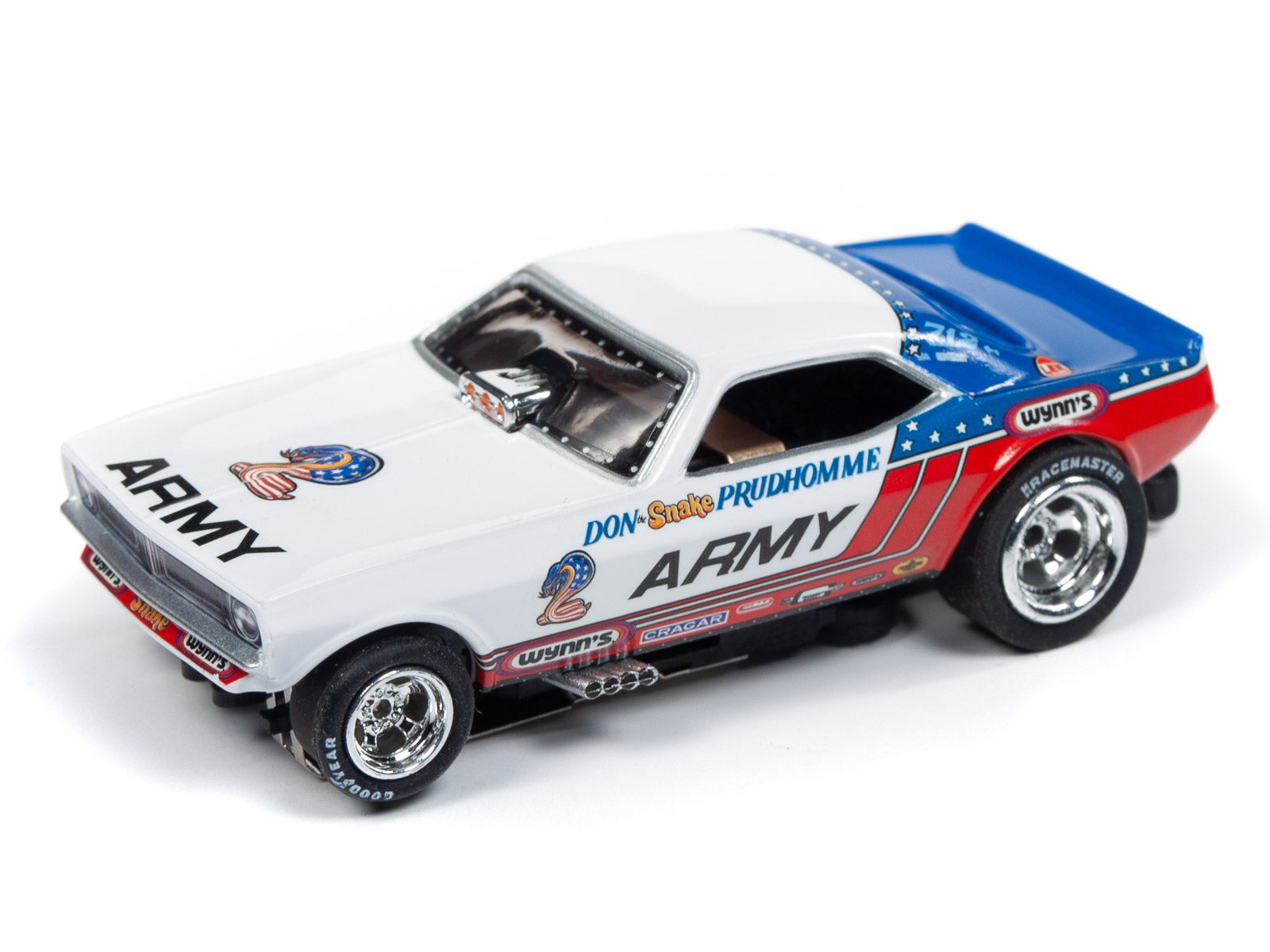 ARMY | 1973 Plymouth Cuda Funny Car - An Exciting Auto World Collectible!