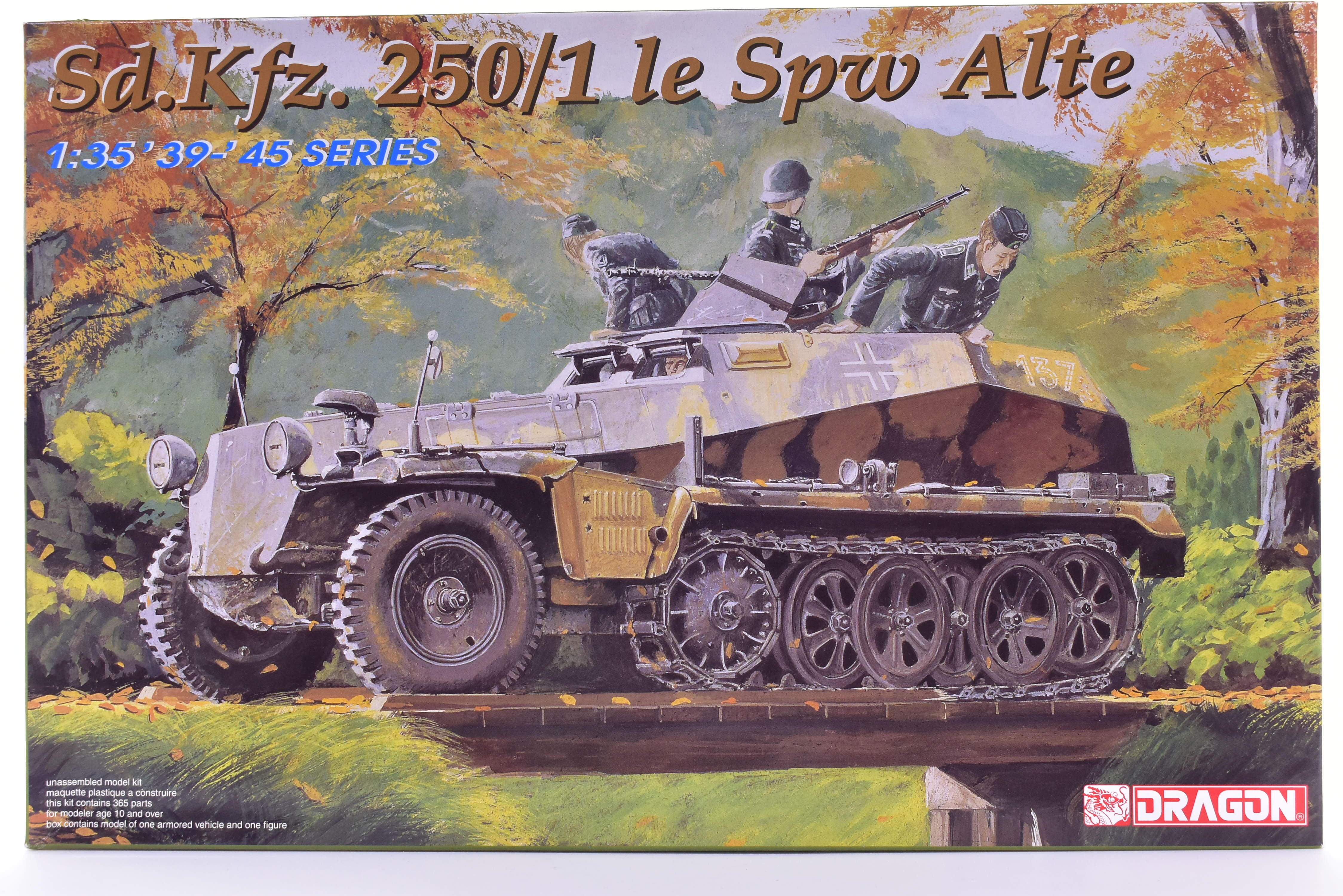 Awesome Sd.Kfz.250/1 le Spw Alte '39 - 45 1:35 Model Kit by DML! Grab Yours Now!