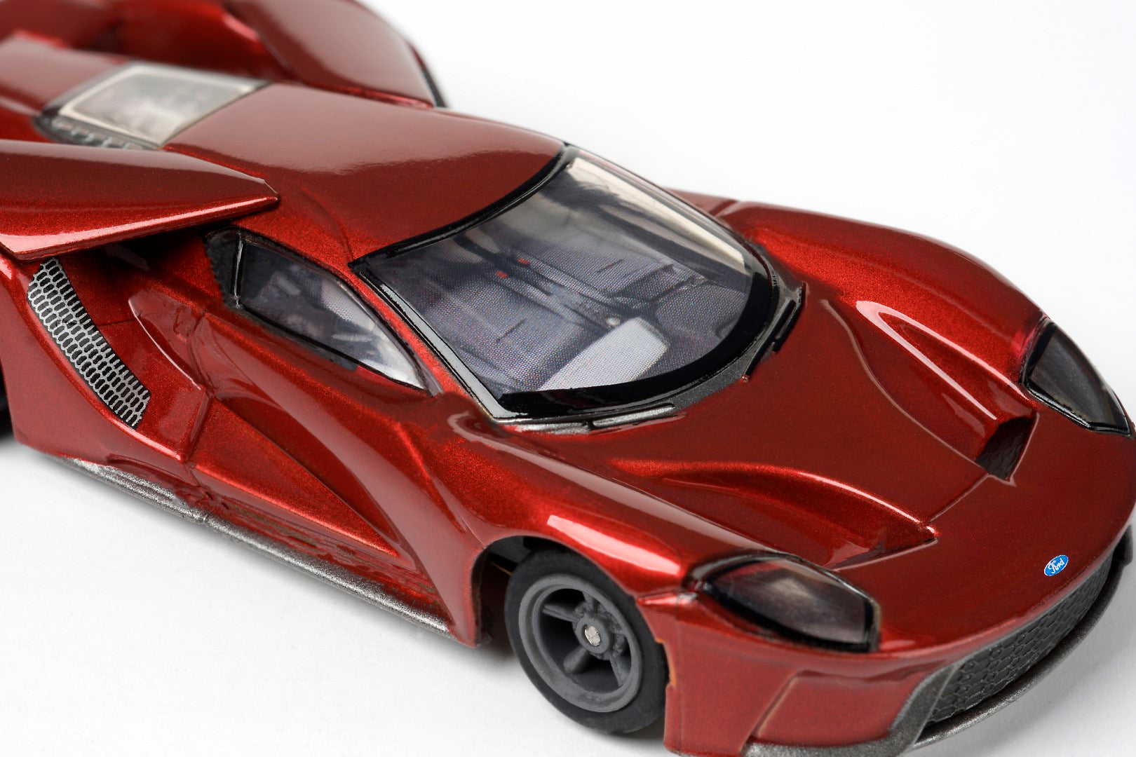 AFX Ford GT Liquid Red Mega G+ HO Slot Car - The Ultimate Racing Thrill!