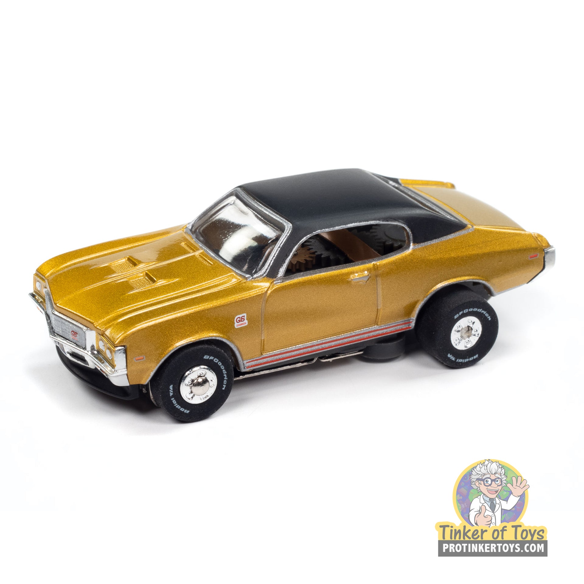 Thunderjet 1972 Buick GS (Gold) 4B - The Shining Gem from Auto World | SC411