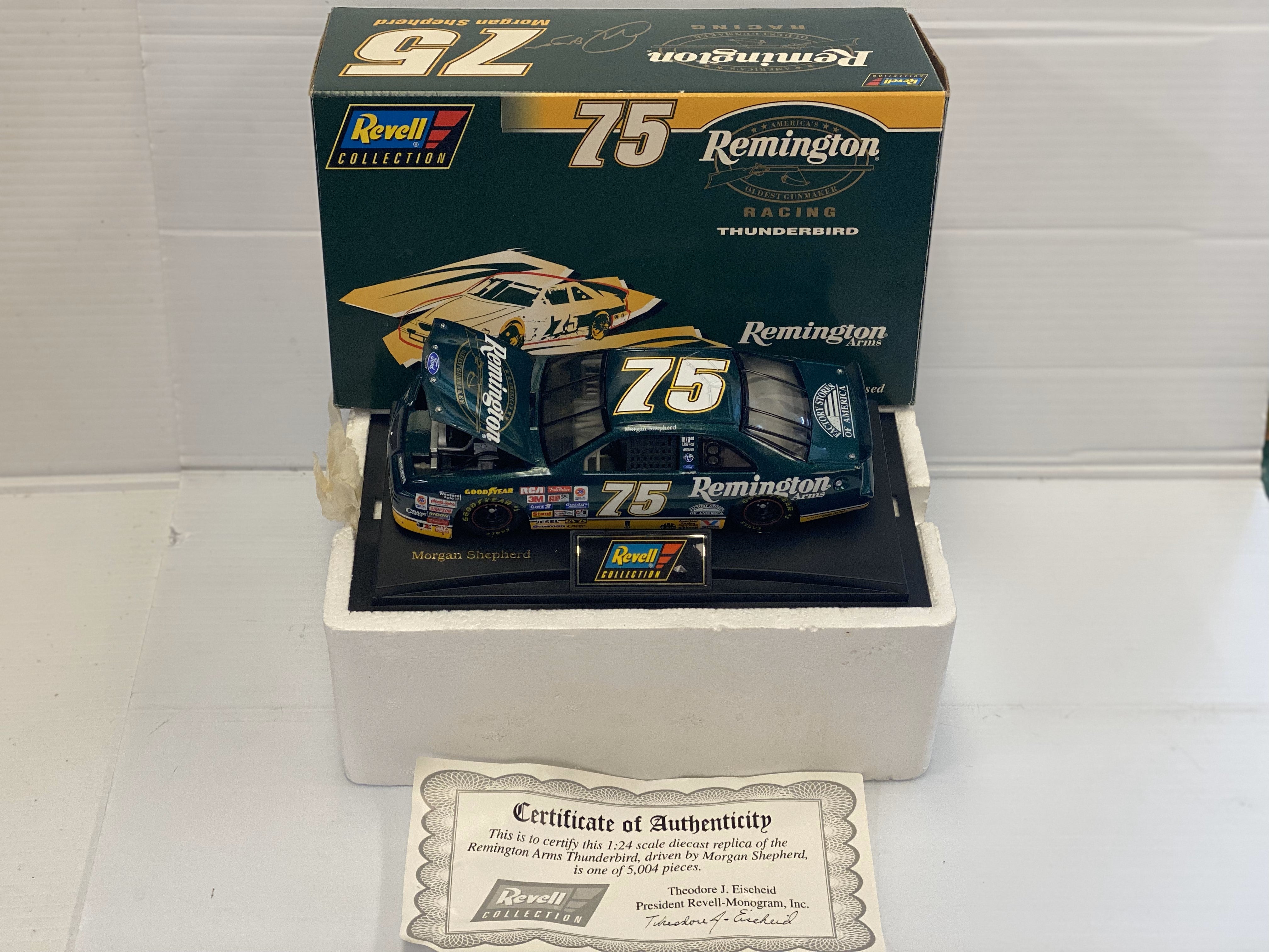 Revell's Stunning Remington Racing Thunderbird: Morgan Shepherd 1/24 Scale - A Must-Have!