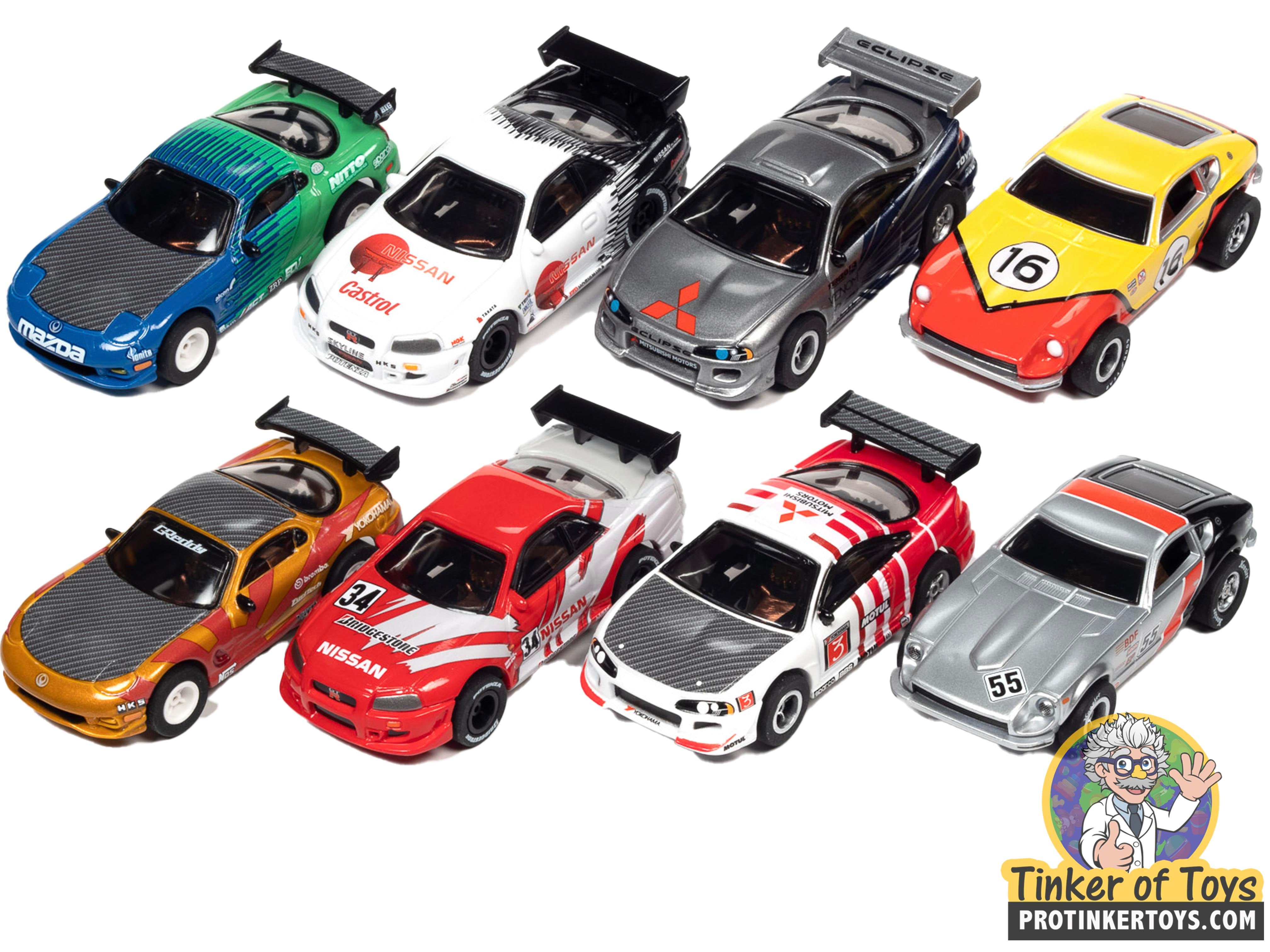 Auto World Import Heat - X-Traction - Release 29 | SC378 - High-Octane Slot Car Set