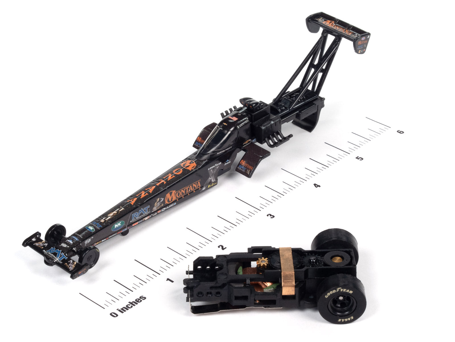 Auto World 4Gear NHRA Top Fuel Dragsters Slot Cars - SC398