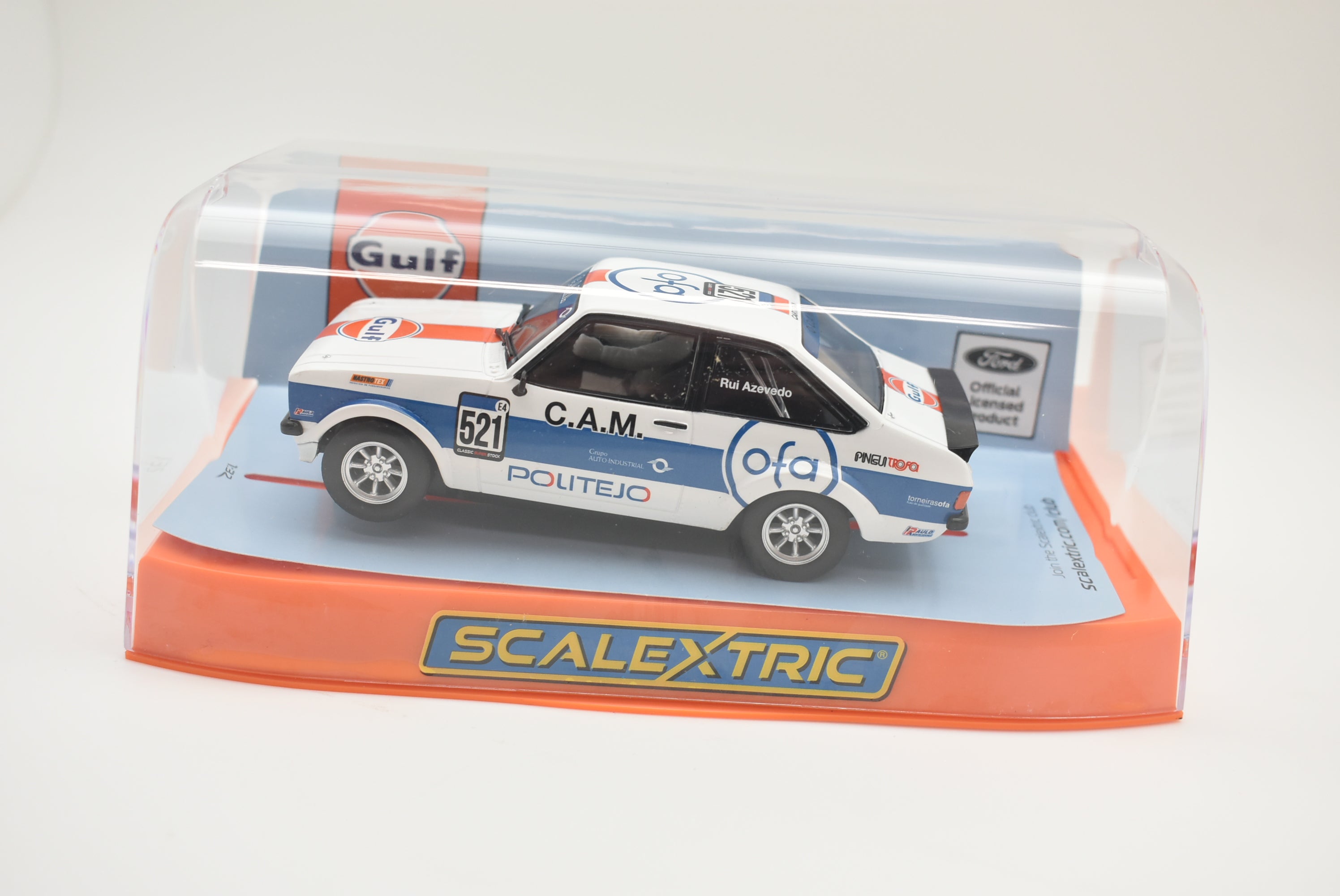 Ford Escort MK2 RS2000 Gulf Edition C4150 by Scalextric - A Racing Icon!