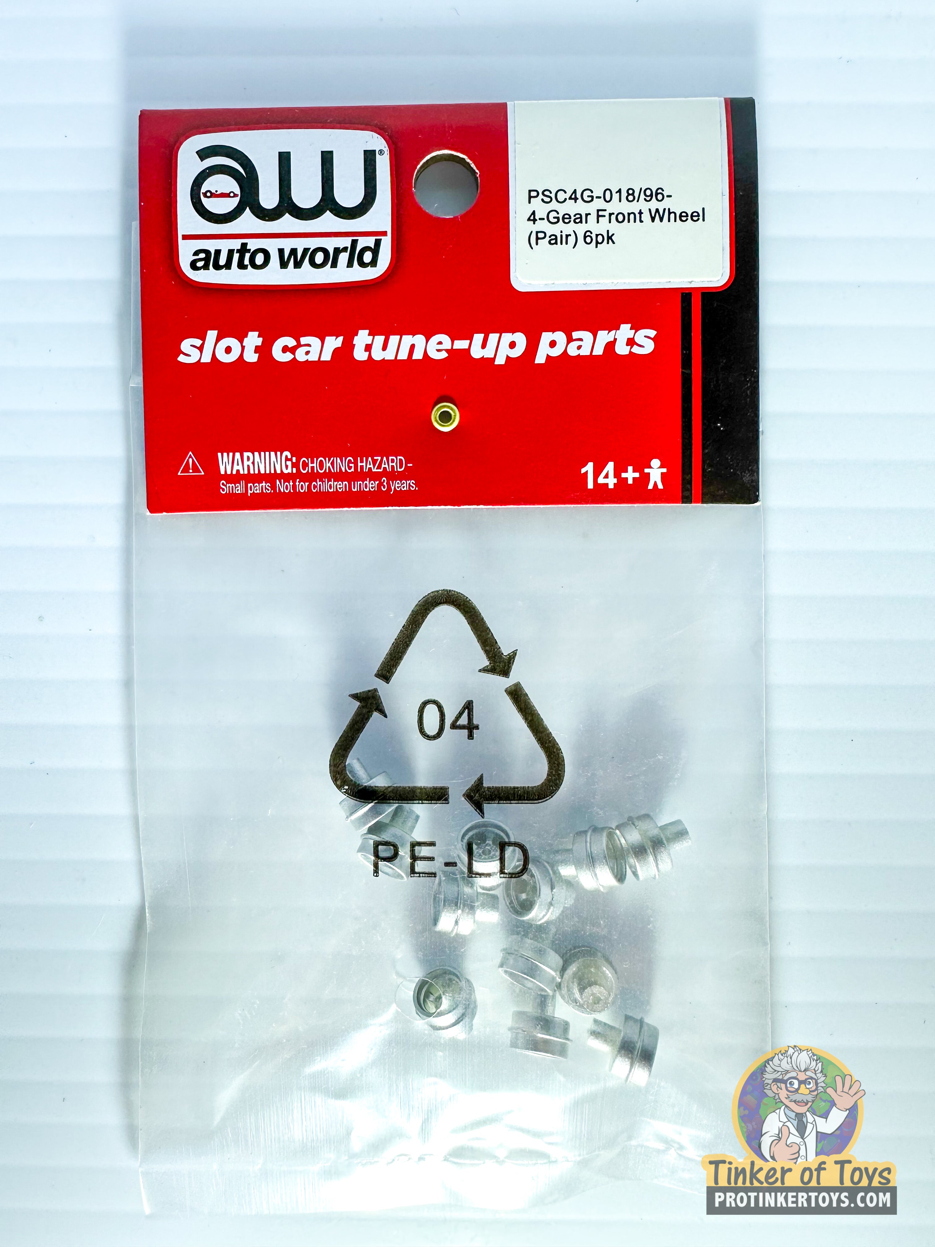 Auto World 4Gear Slot Car Chassis Parts Kit (PSC4G) - Rebuild & Tinker!