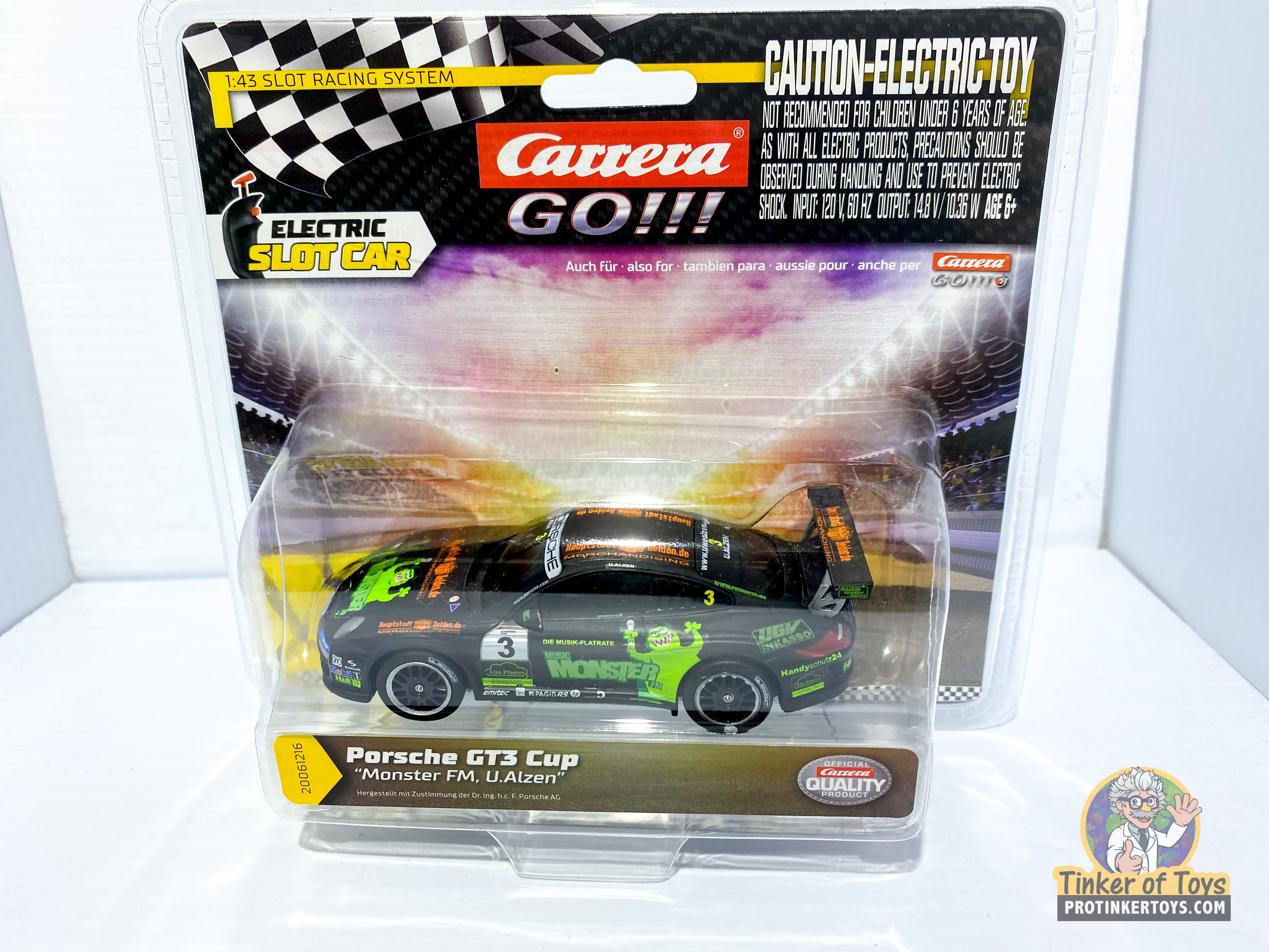 Porsche GT3 'Monster FM, U.Alzen' Carrera Go Slot Car - 20061216