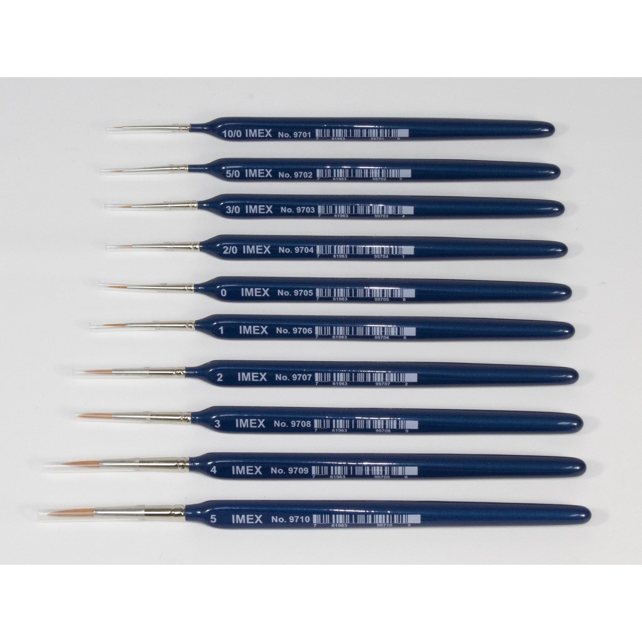 Imex Model Co. Golden Sable Triangle Handle Brush - Choose Your Size! | IMX9701-10