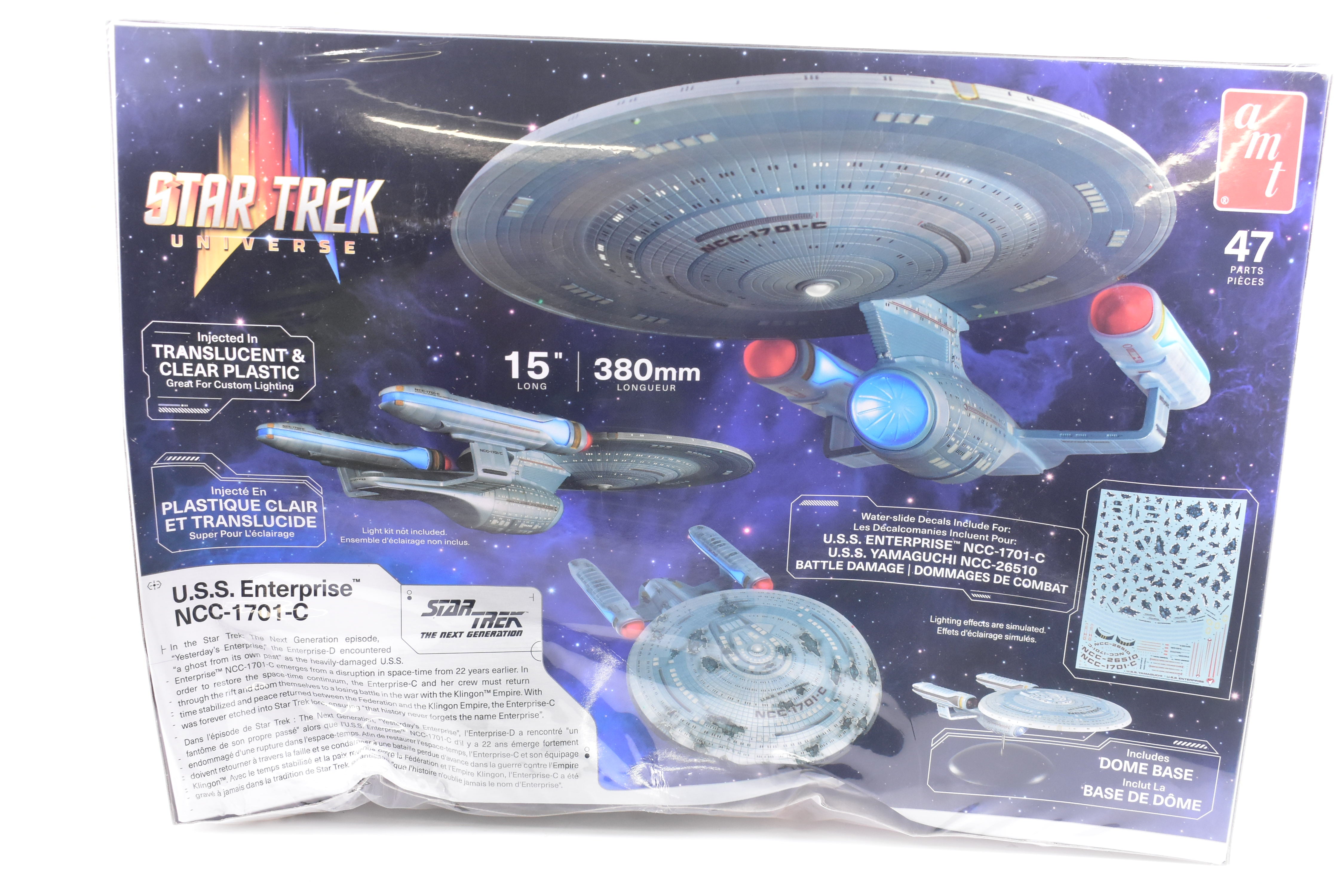 Second Chance Star Trek U.S.S Enterprise NCC-1701C 1/1400 Scale - Exclusive AMT1332 Model Kit