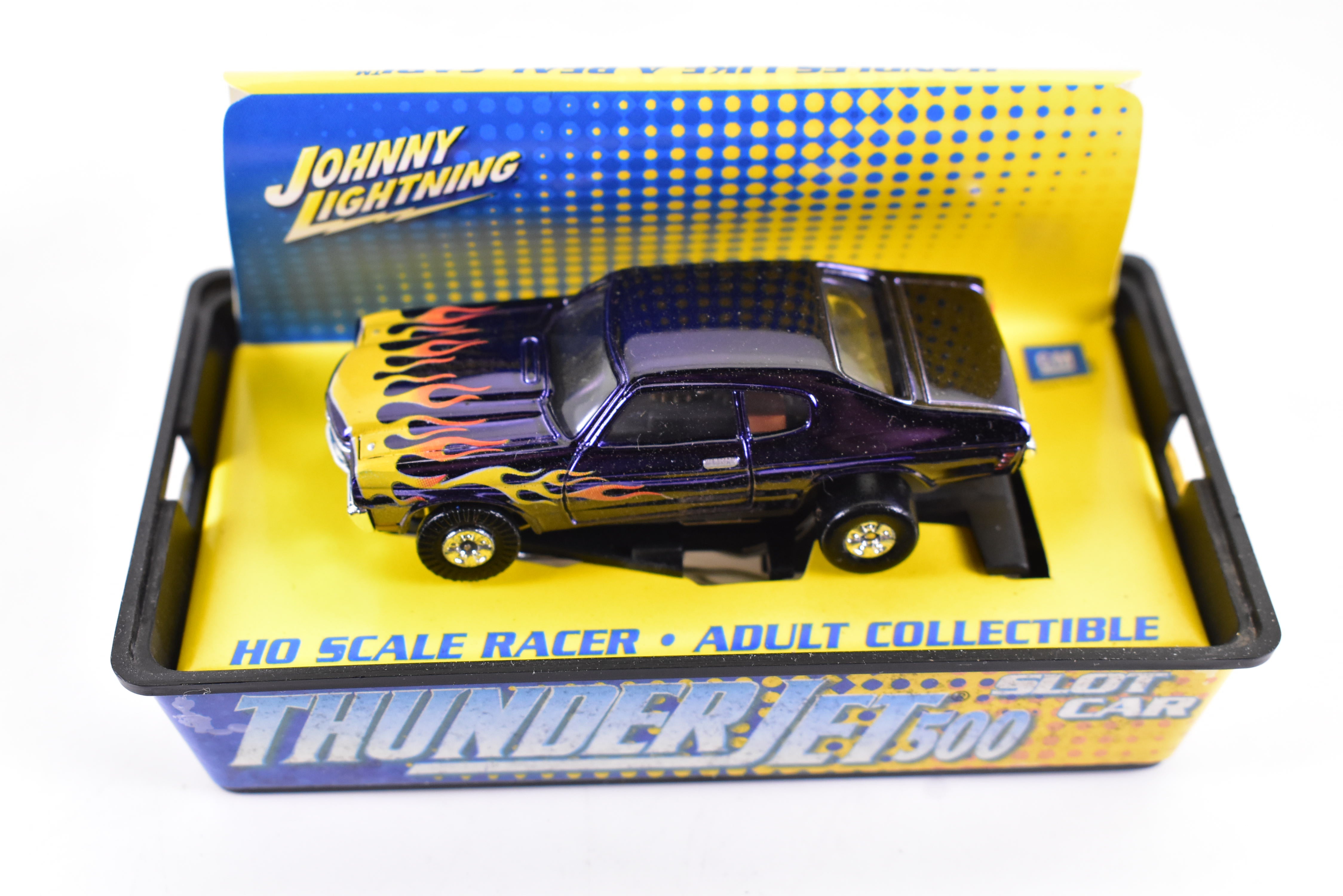 1969 Chevy Camaro Black ThunderJet 500 Ho Scale Racer - The Ultimate Auto World Thrill!