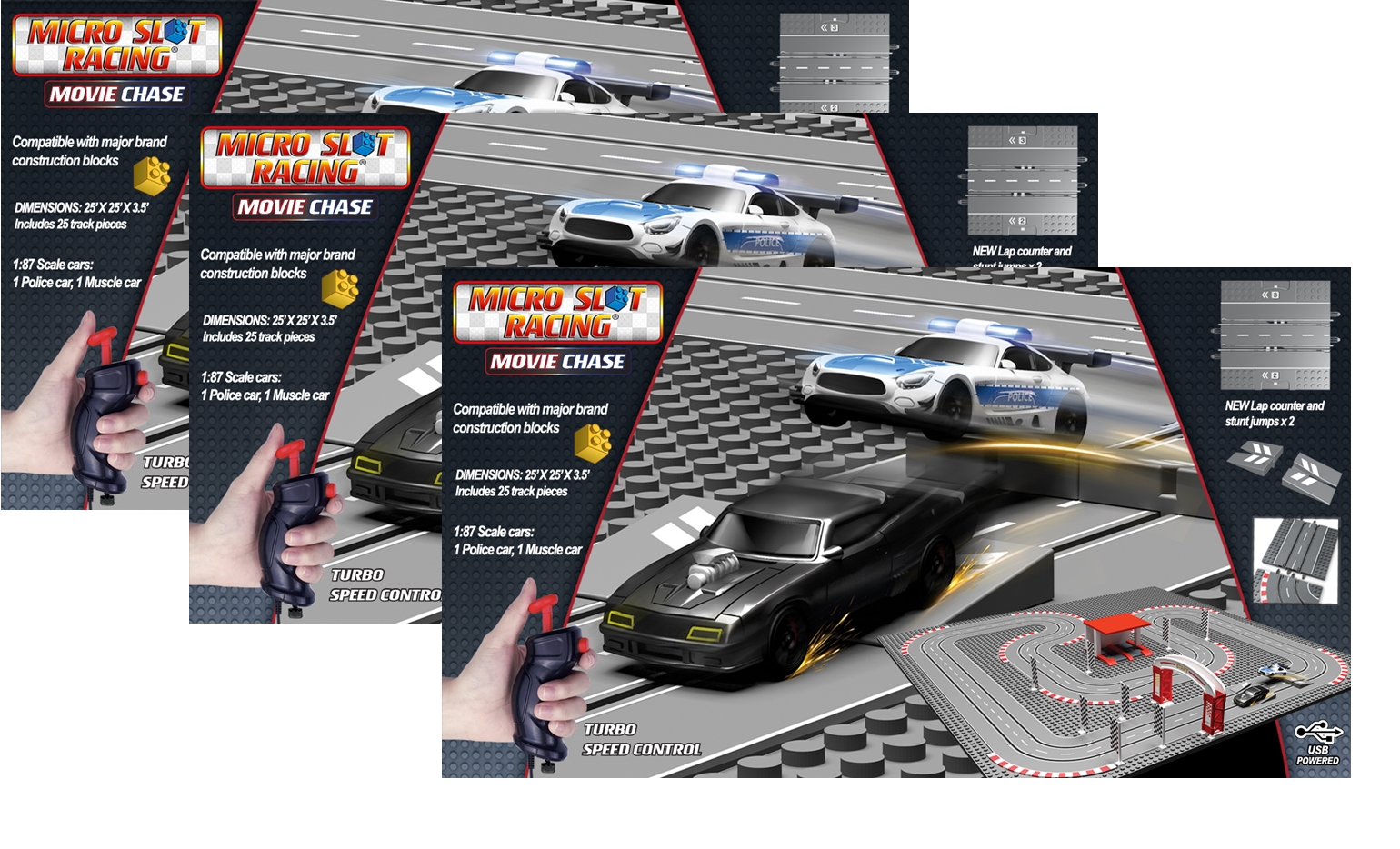 Jupiter Creations Micro Slot Racing Movie Chase 20004 - An Exciting Racing Adventure!
