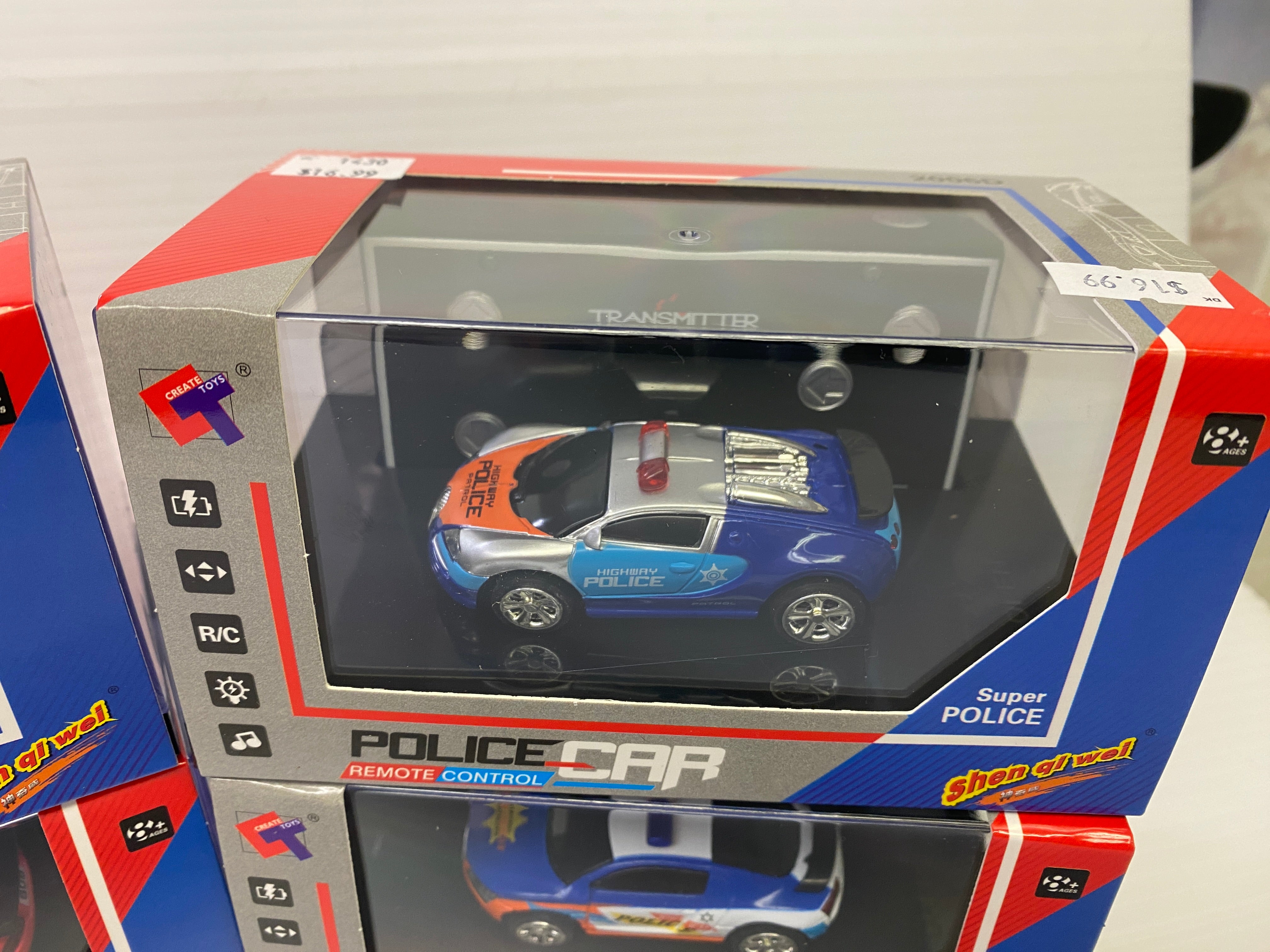 Exciting Mini RC Police Car Assortment in 1/58 Scale - MIC1430 by Imex