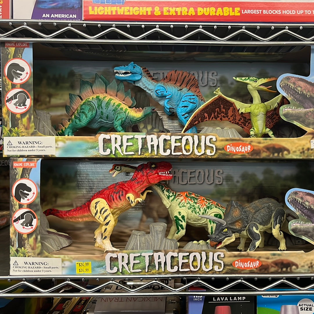 Thrilling 3 - Piece Articulating Dinosaur Set by IMEX Model Company