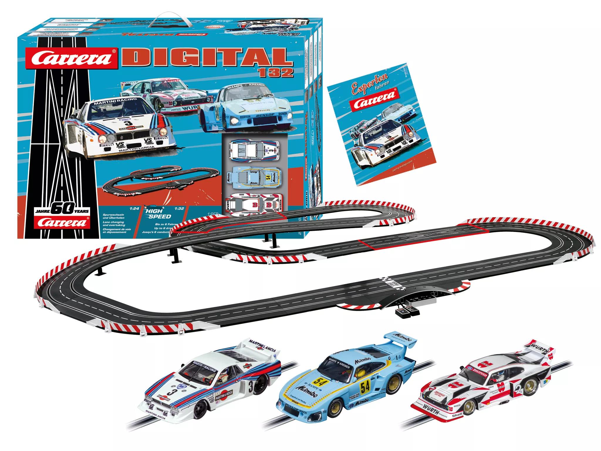 Carrera Digital 132 Retro Grand Prix Slot Car Racing Set - 20030031