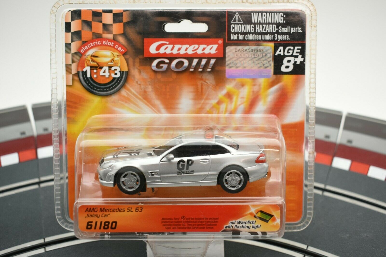 2006 AMG Mercedes SL 63 Safety Car for Carrera Go - With Water - Damaged Case