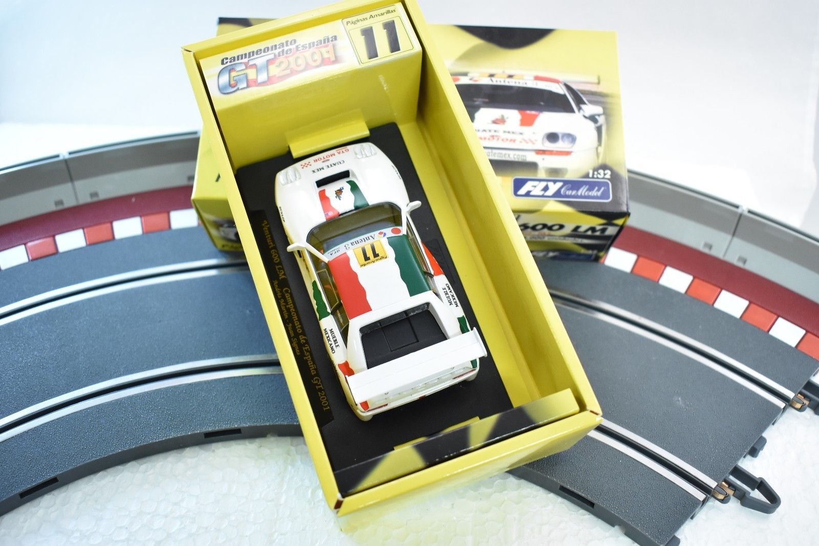 Exciting Venturi 600LM PA2 Fly Car from 2001 Spanish GT Championship