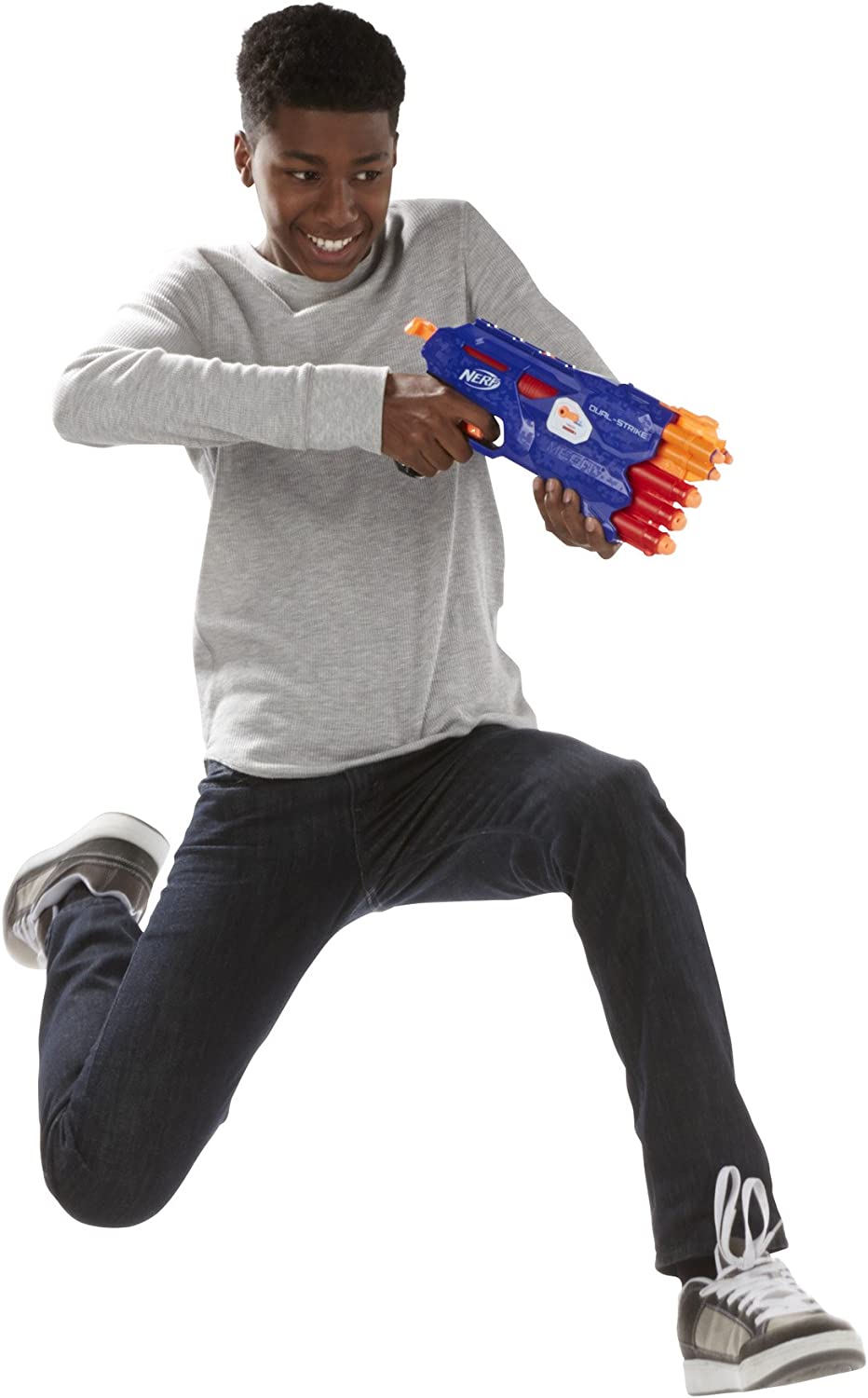 Nerf Dual-Strike Blaster B4619 - Double the Dart-Firing Fun!