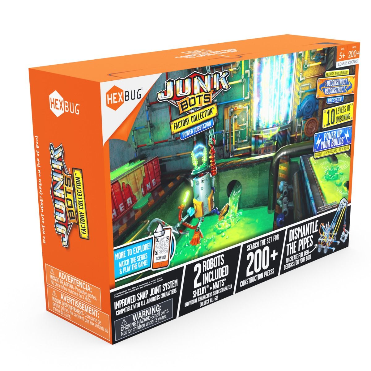 JunkBots Small Factory Habitat - Power Substation | HexBug 430-7797