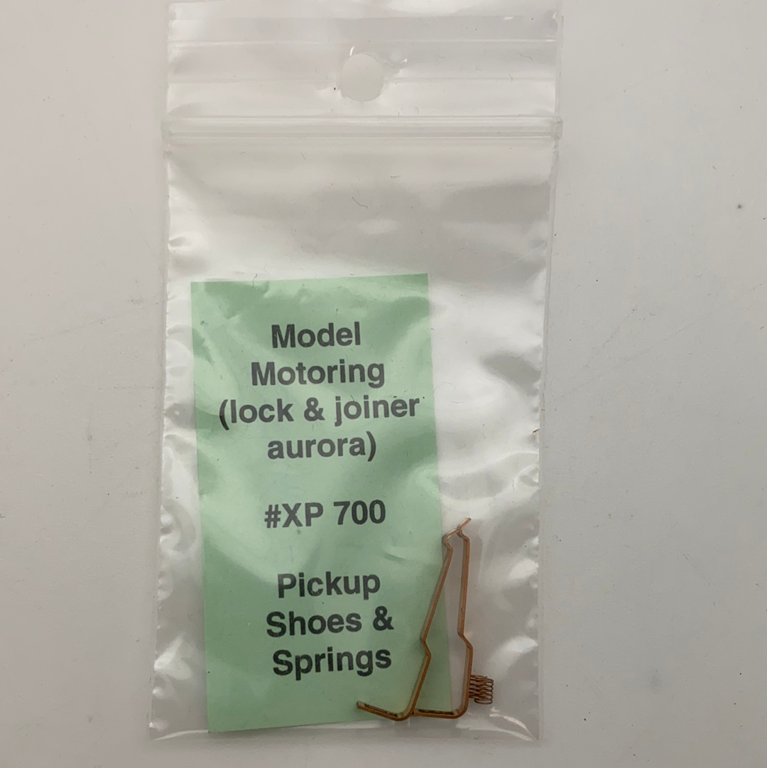 Exciting XP 700 Pickup Shoes & Springs by Model Motoring (Lock & Joiner Aurora)