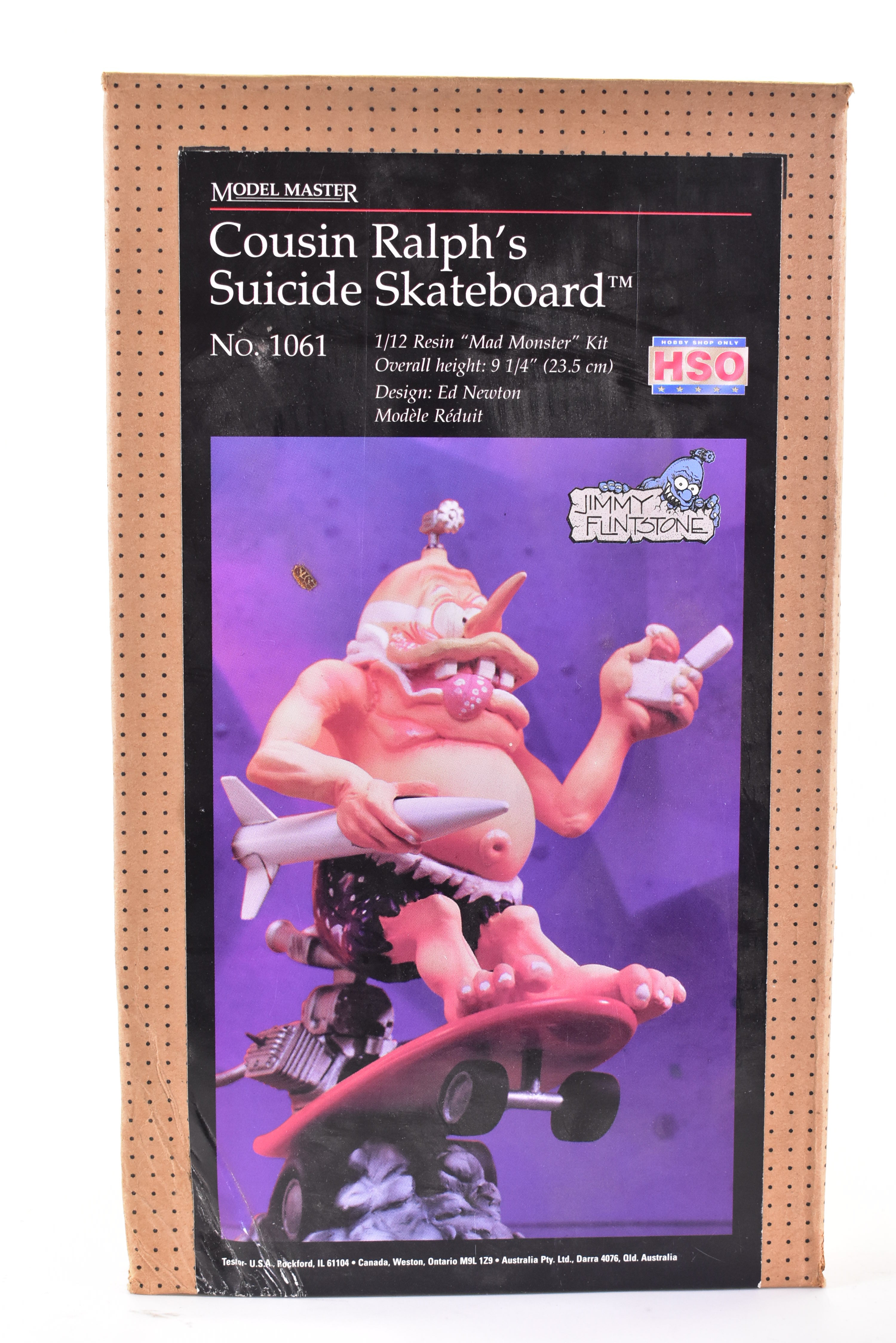 Second Chance: Cousin Ralph's Suicide Skateboard 1/12 Resin Scale - A Unique Modeling Experience | 1061 | Model Master / Testor