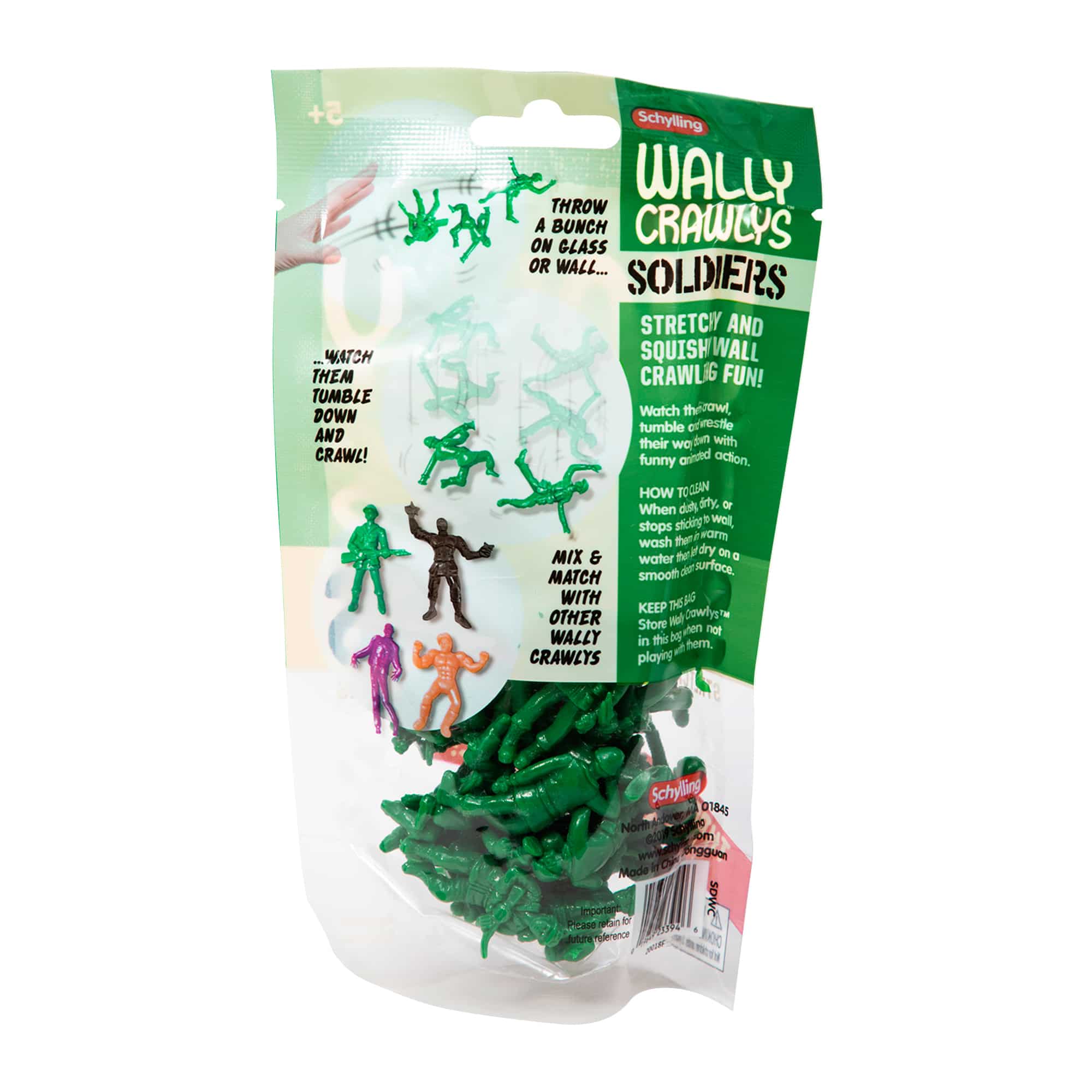 Schylling Wally Crawly Soldiers: Endless Wall - Crawling Fun!