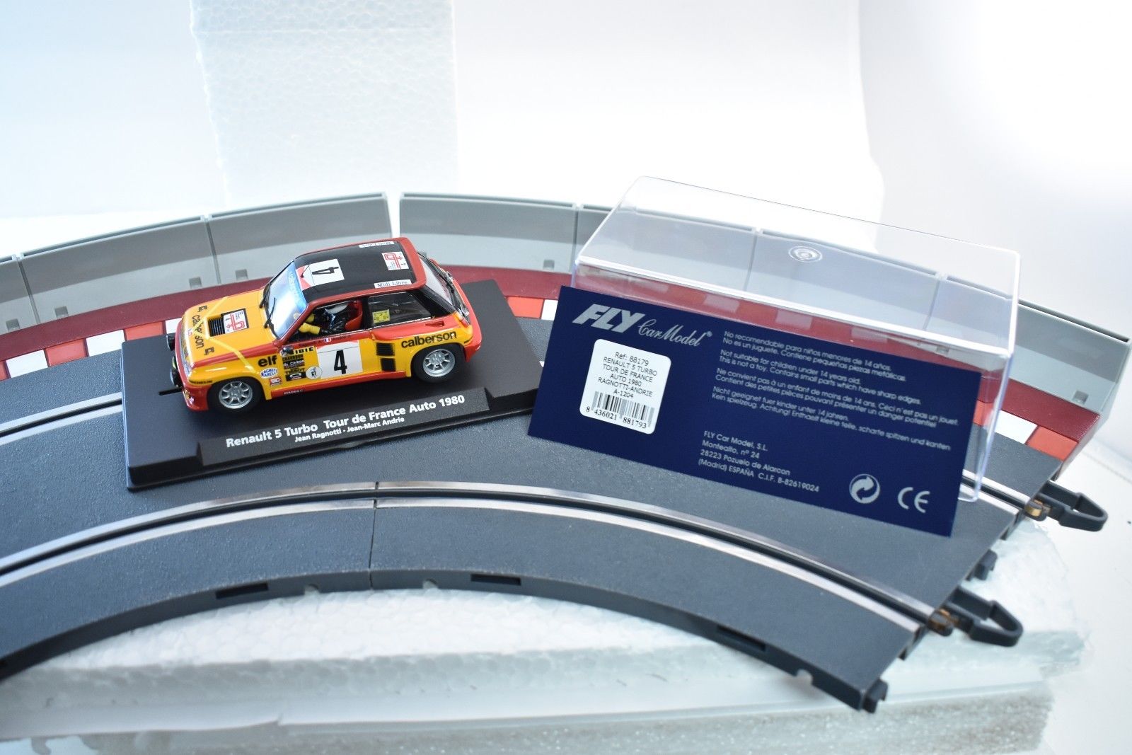 1980 Renault 5 Turbo Tour De France Fly Car - Slot Car Model #88179