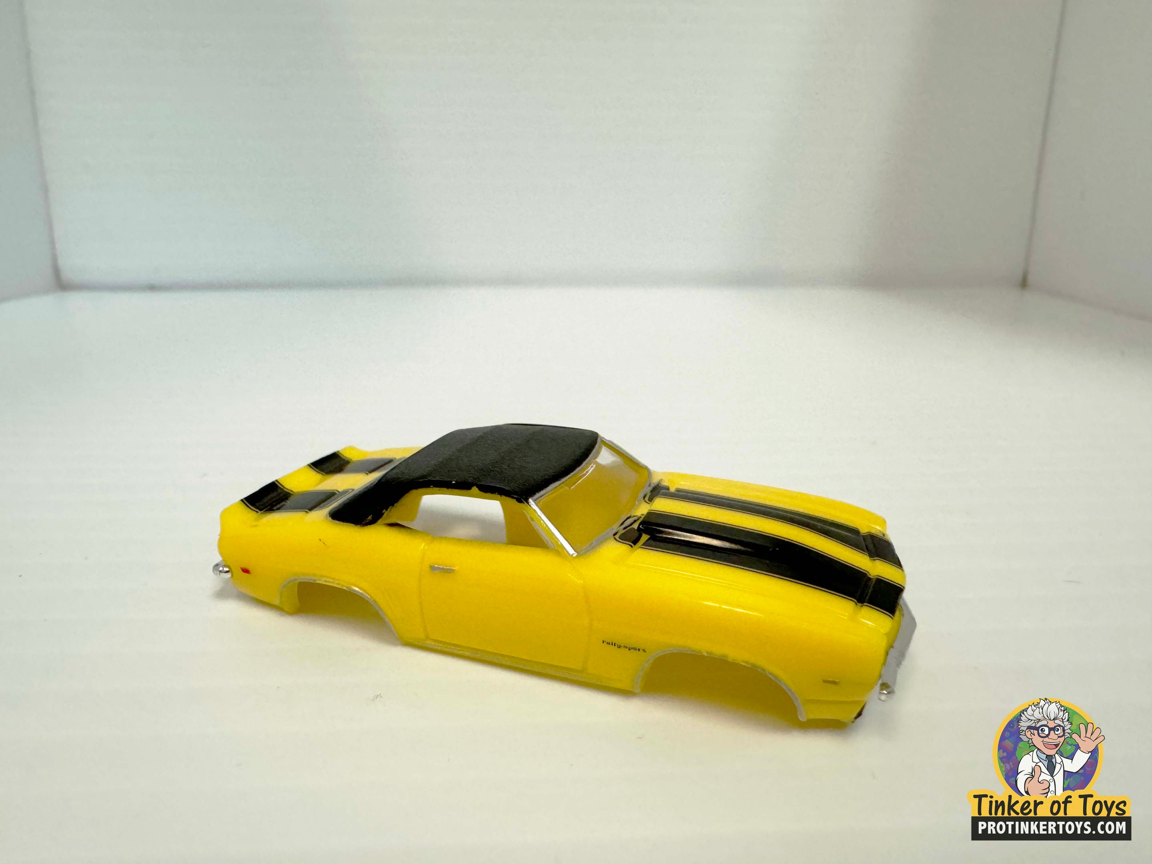 1969 Camaro RS Convertible with Stunning Yellow & Black Stripes - Model Motoring MM07092
