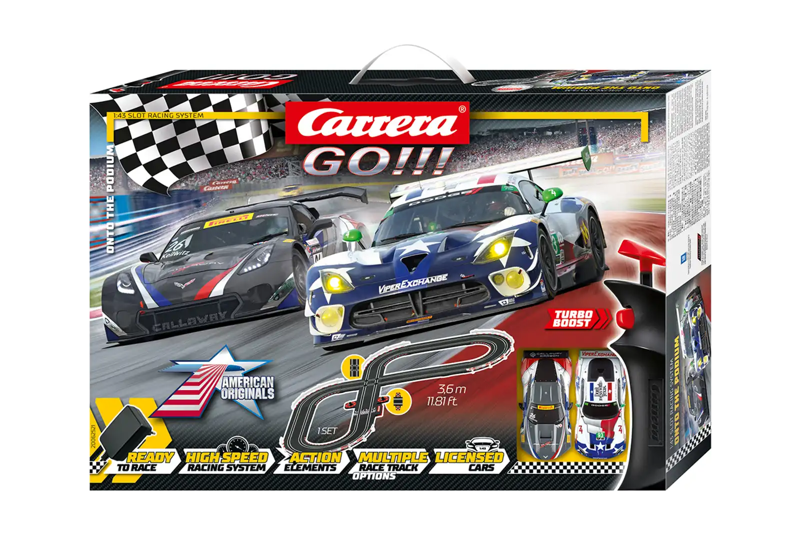 Carrera Go! Onto the Podium 1/43 Set - Race to Victory!