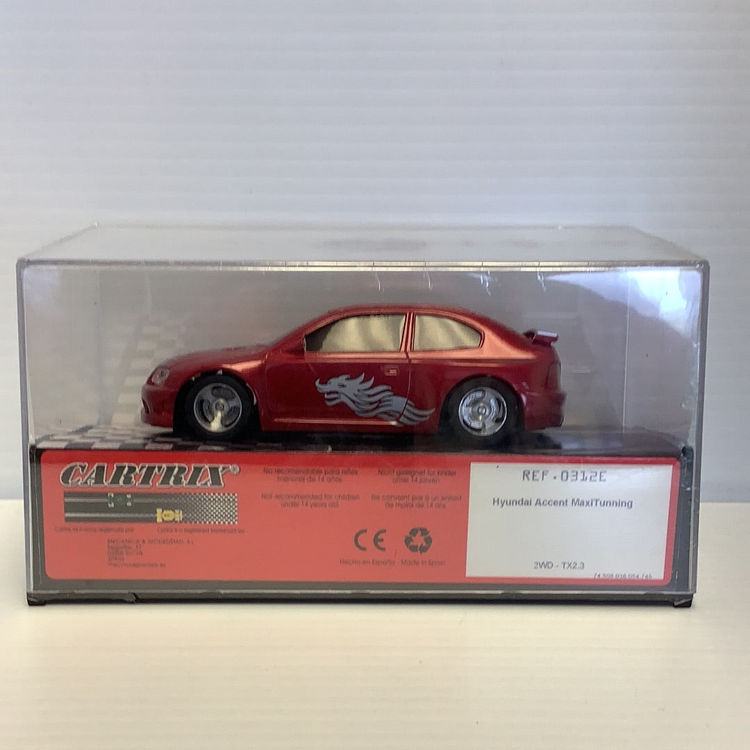 CARTRIX Hyundai Accent Maxitunning 0312E - Thrilling Slot Car!