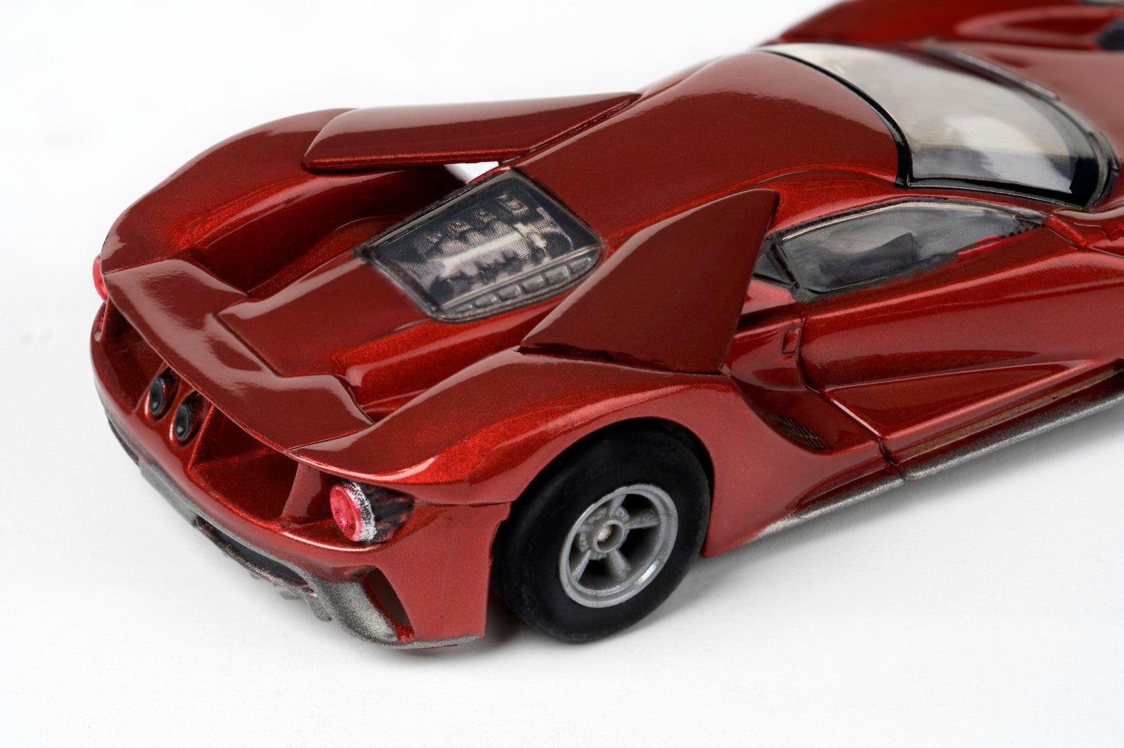 AFX Ford GT Liquid Red Mega G+ HO Slot Car - The Ultimate Racing Thrill!