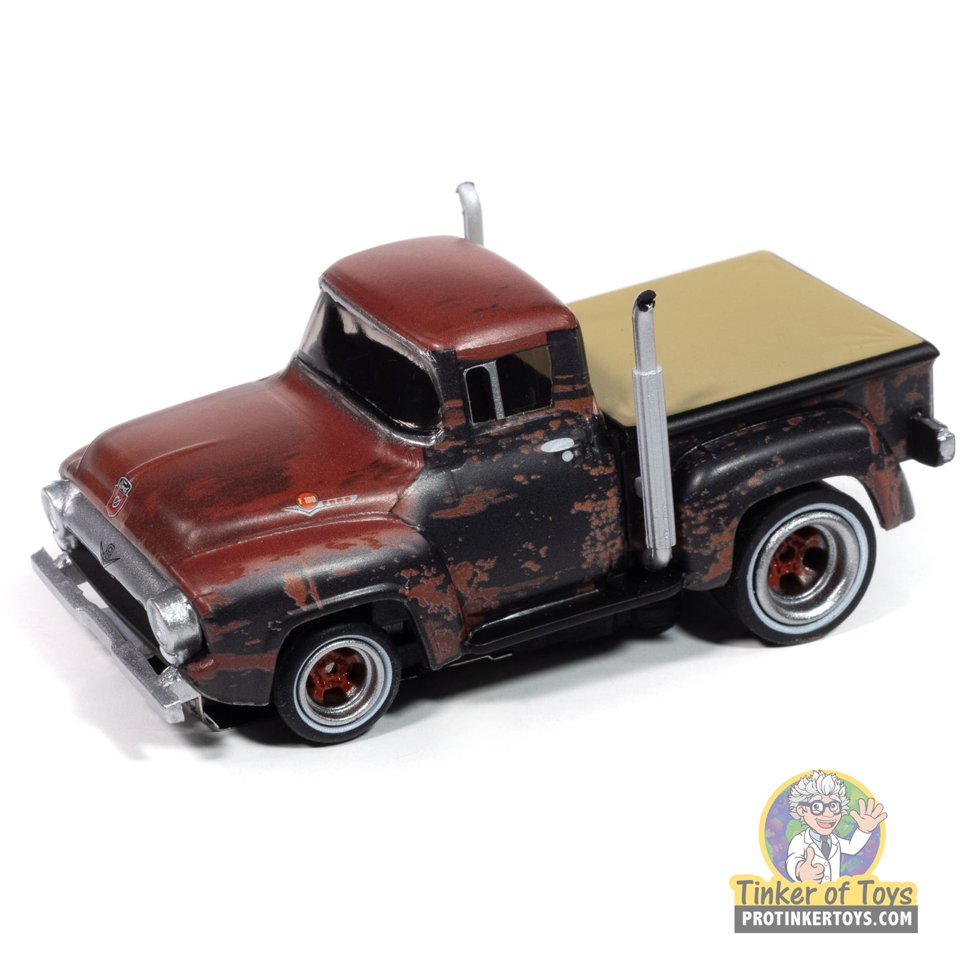 Auto World 4Gear 1956 Ford F100 Rusted Pickup - SC413