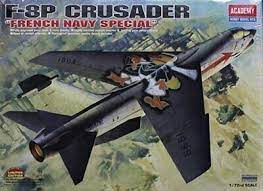 Exciting F-8P Crusader French Navy Special 1:72 Scale Model by Academy Model Co. - Must-Have!