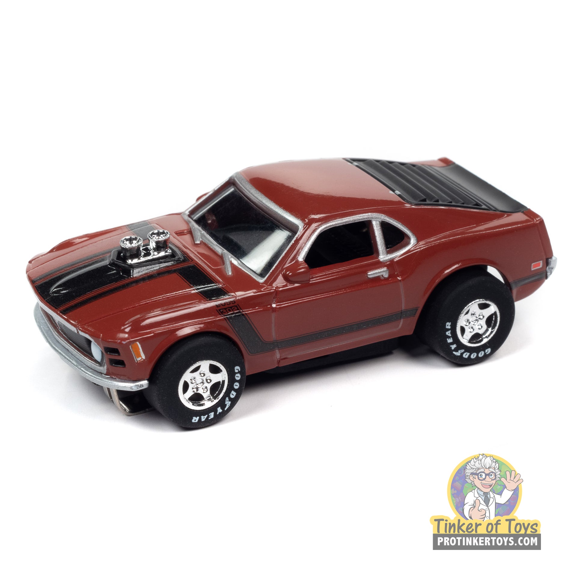 Auto World's Stunning Super III 1970 Ford Boss Mustang (Red) - SC383!
