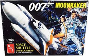 Second Chance: Moonraker 1/200 Space Shuttle with Boosters AMT Model Kit (AMT1208)