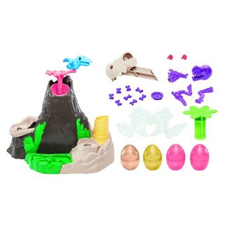 Play-Doh Slime Dino Crew - Lava Bones Island Playset with HydroGlitz Compound | 00732 - Unleash Your Dino Adventure!