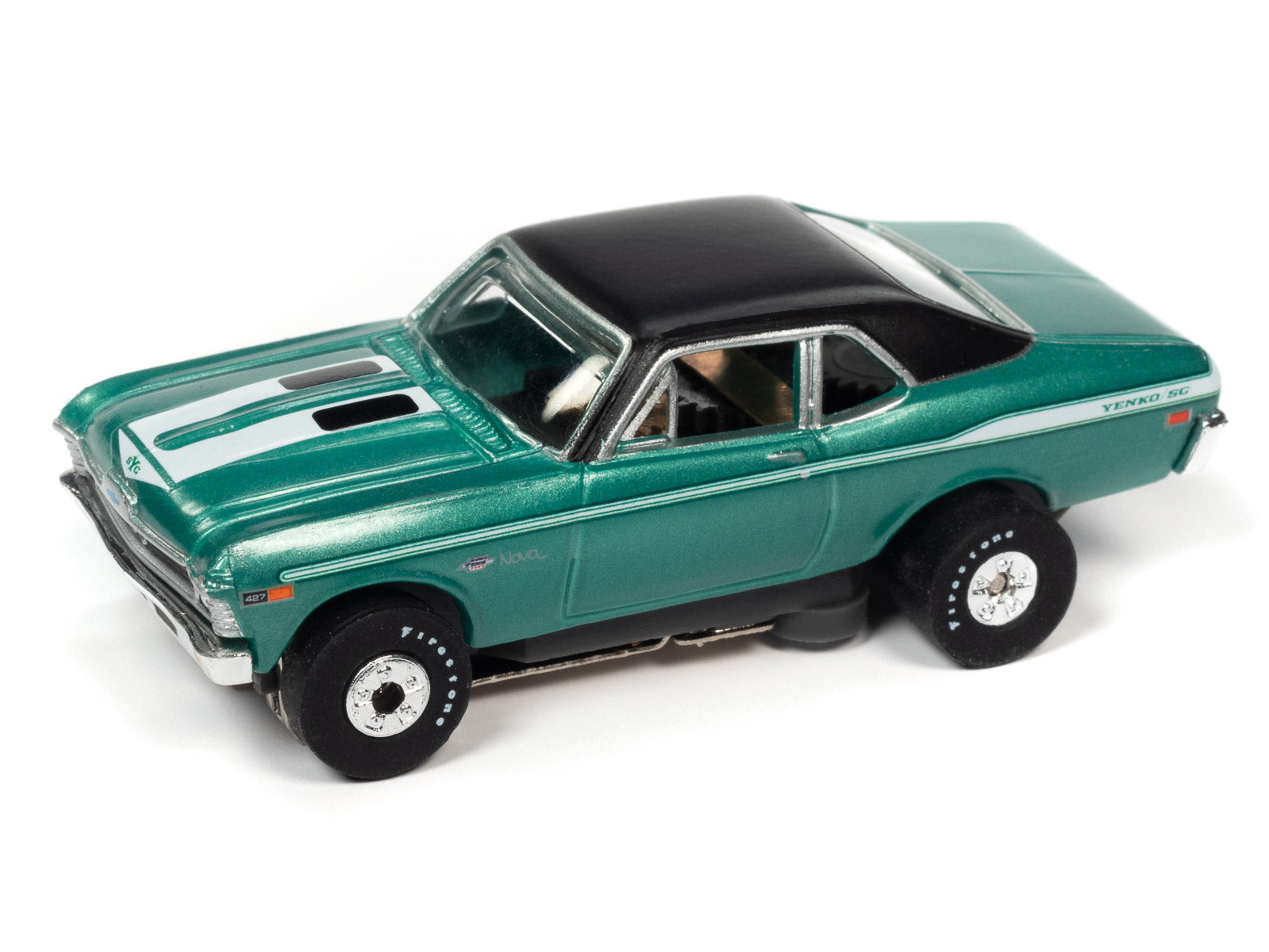 Auto World's Thunderjet Release 1 Slot Car Set - OK Used Cars SC377: A Racing Sensation!
