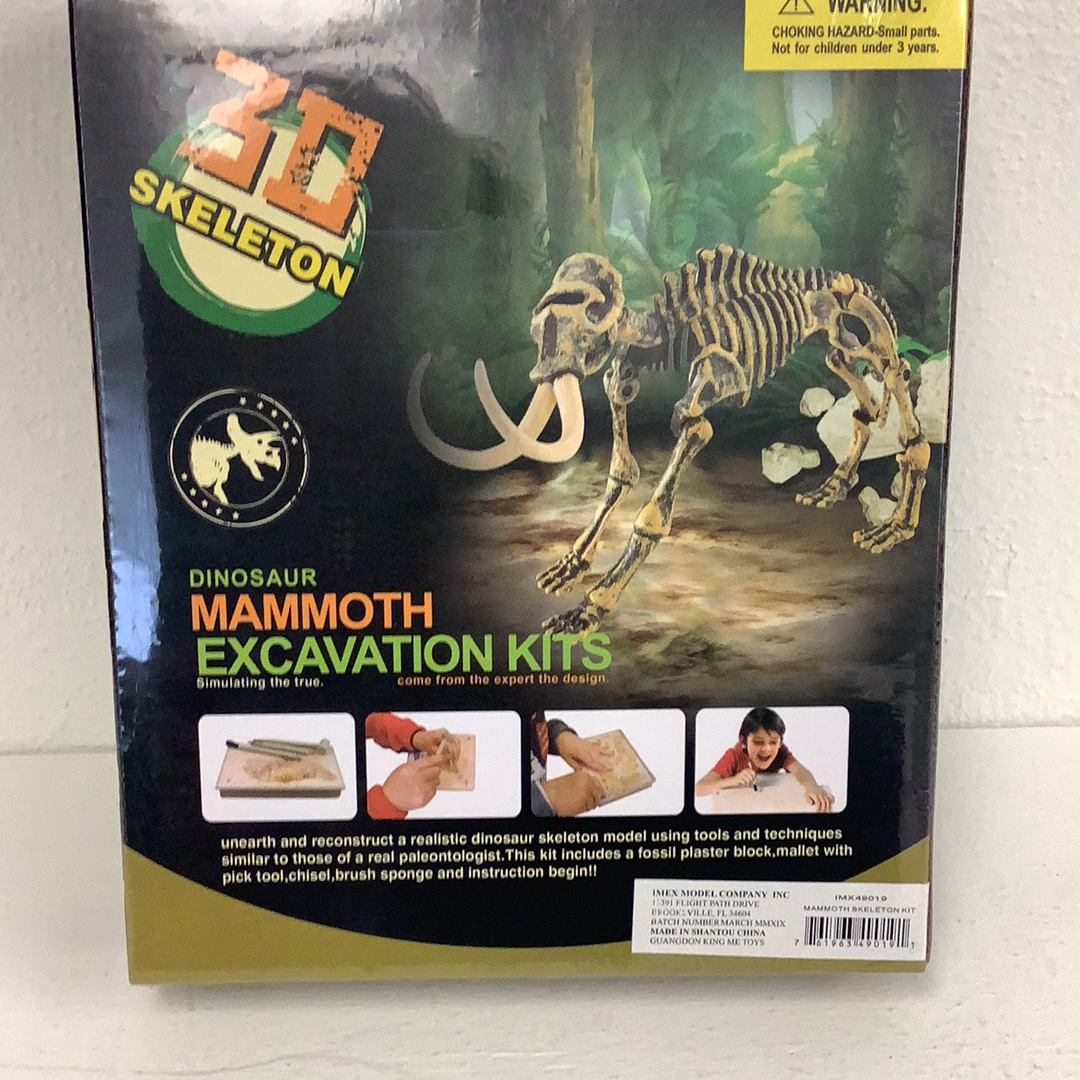 IMEX Mammoth Archeology Skeleton Set - Unleash Your Inner Paleontologist! | IMX49019