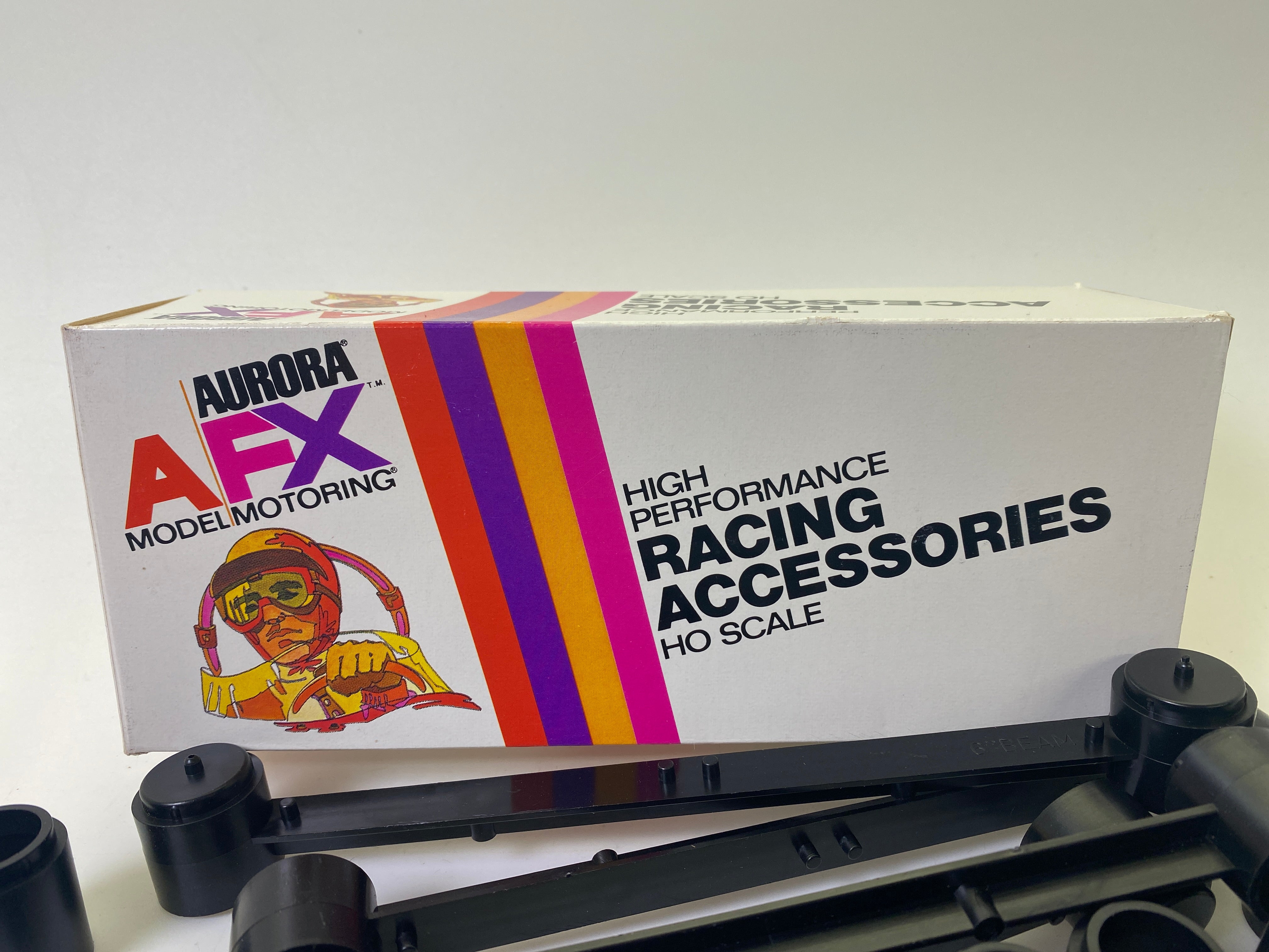 Aurora AFX 1599 - Rare 1970s Vintage 4-Lane Modular Bridge Beams Set