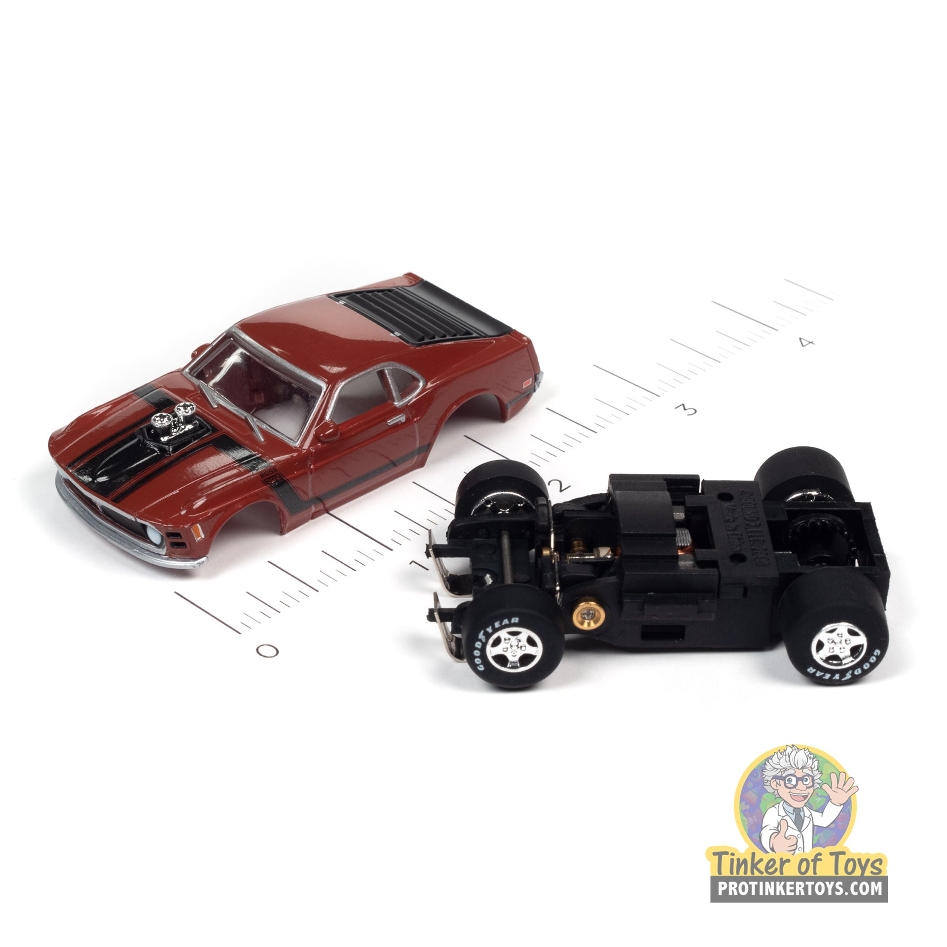 Auto World's Stunning Super III 1970 Ford Boss Mustang (Red) - SC383!