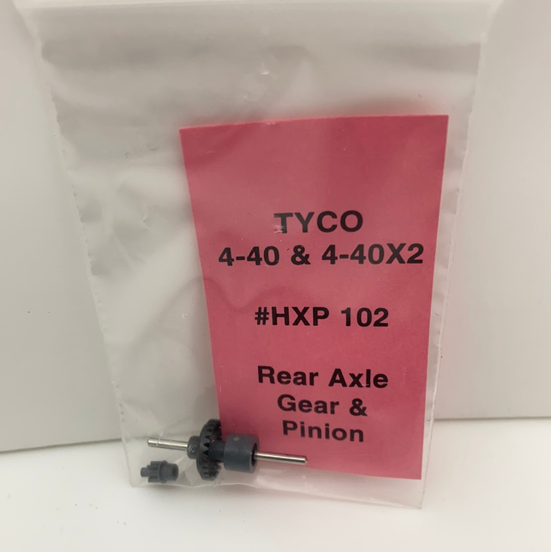 Tyco 440&440X2 HPX102 Rear Axle Gear and Pinion - A Must-Have for Slot Car Enthusiasts!