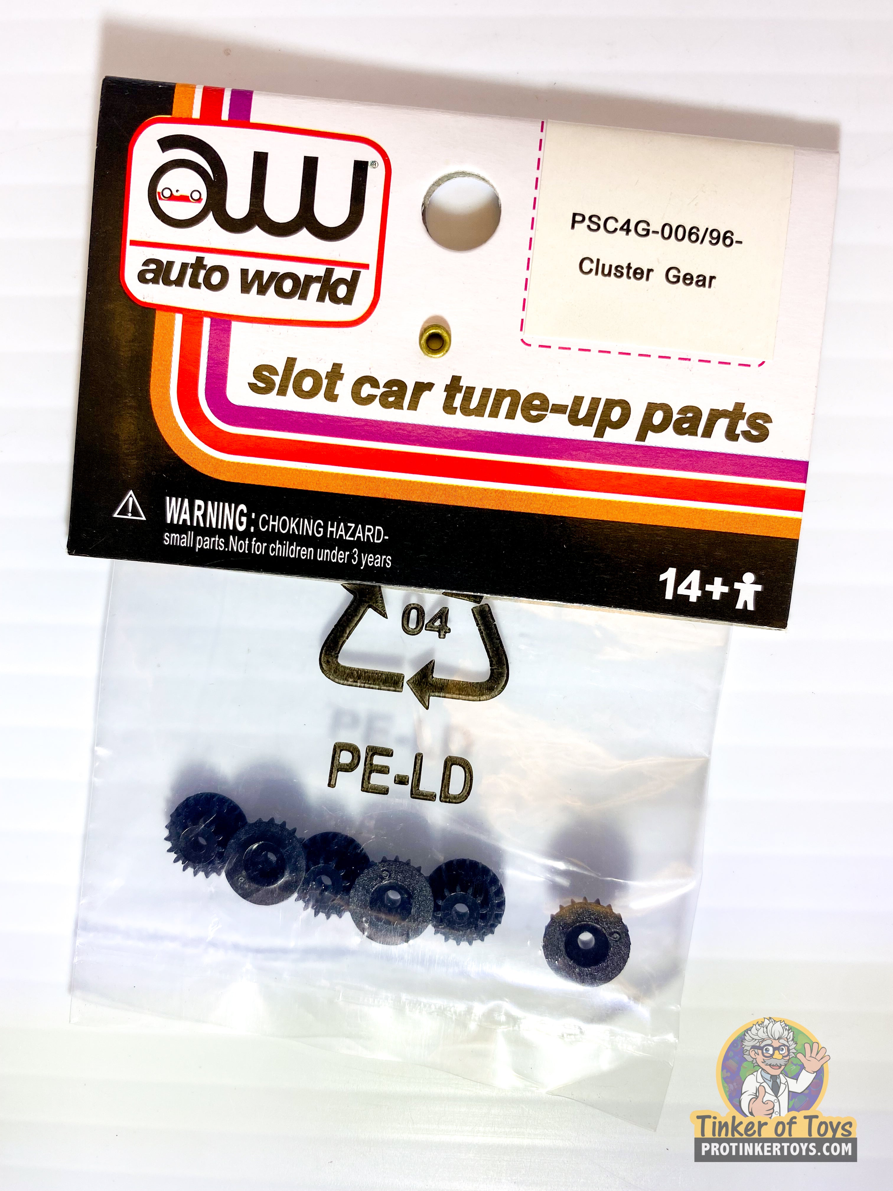 Auto World 4Gear Slot Car Chassis Parts Kit (PSC4G) - Rebuild & Tinker!