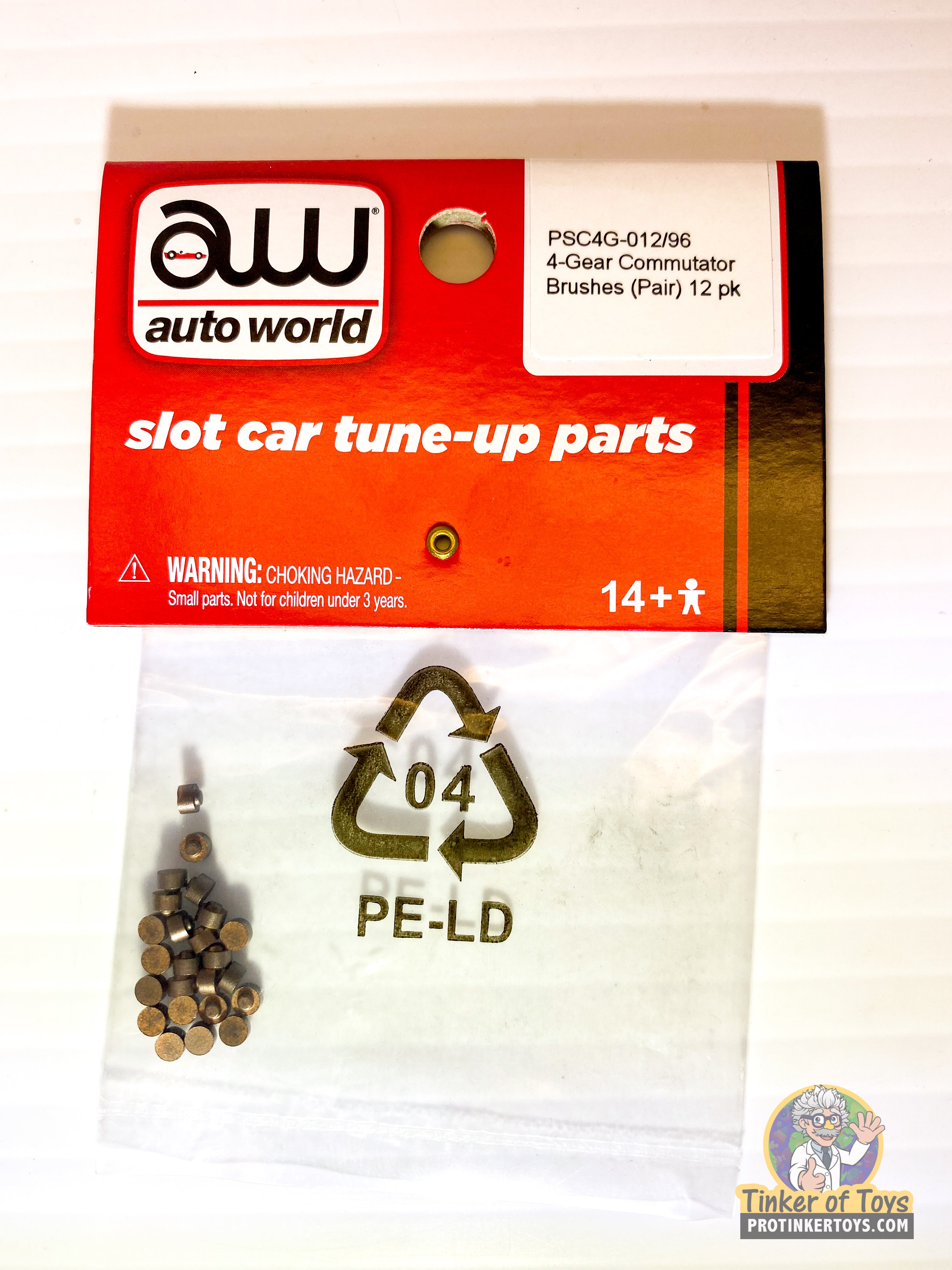 Auto World 4Gear Slot Car Chassis Parts Kit (PSC4G) - Rebuild & Tinker!