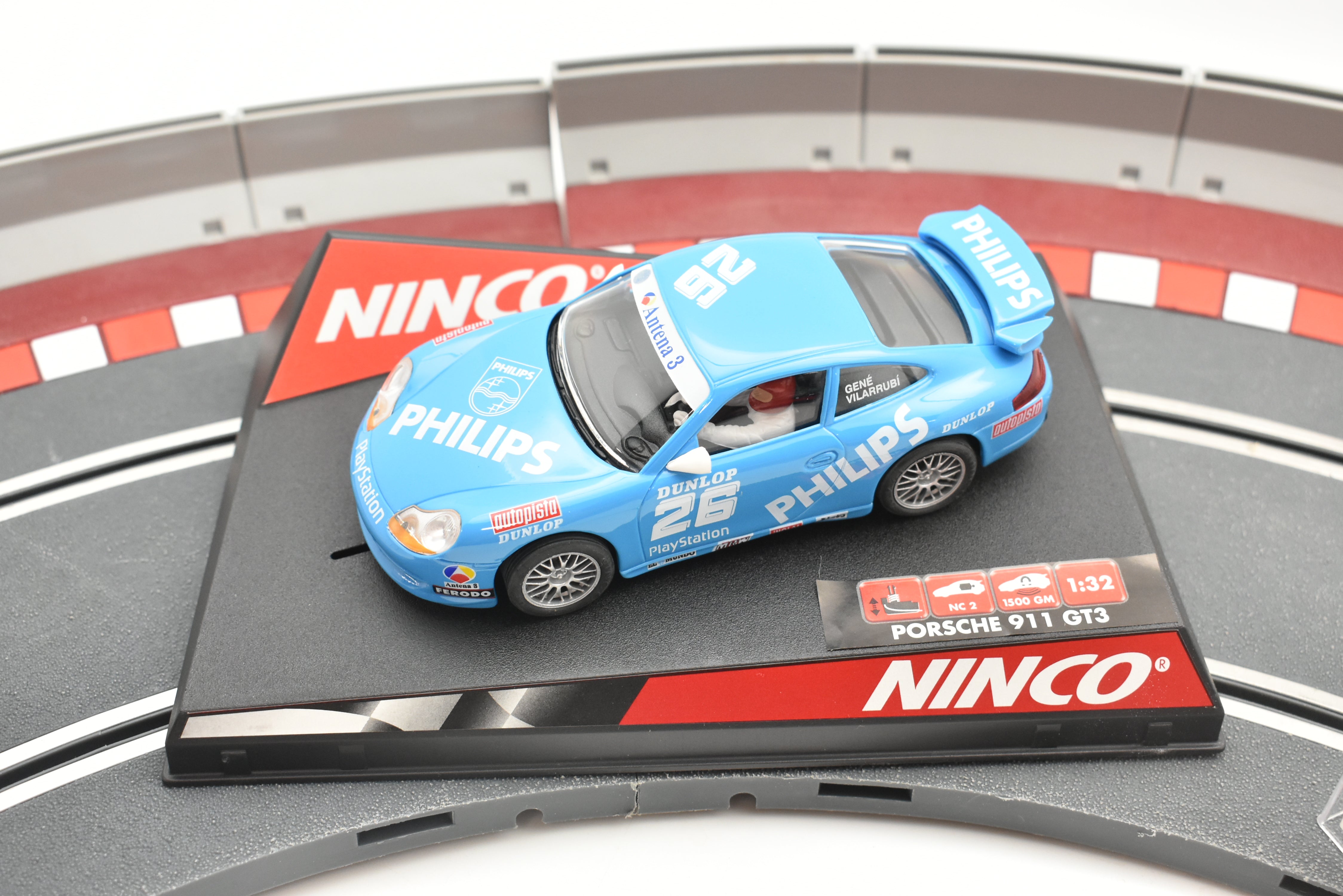 Porsche GT3 PHILIPS NC2 1500 GM - The Ultimate Slot Car Experience by Ninco
